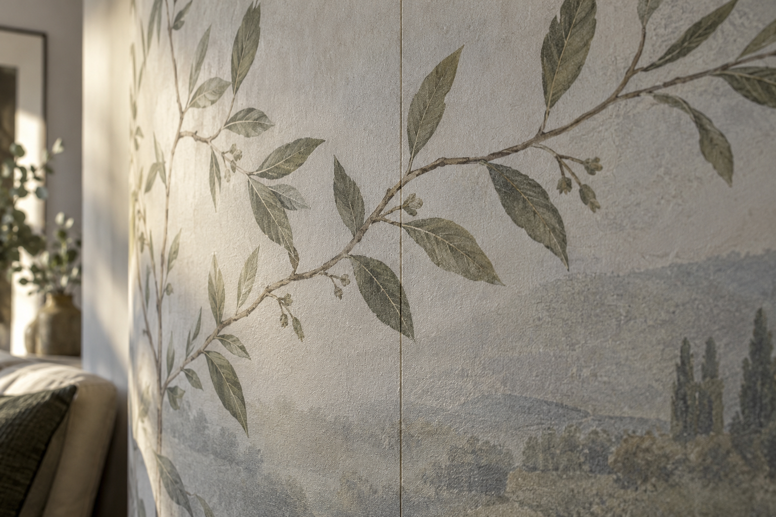 How Visible Should Mural Wallpaper Seams Be? — wallpaper mural design preview