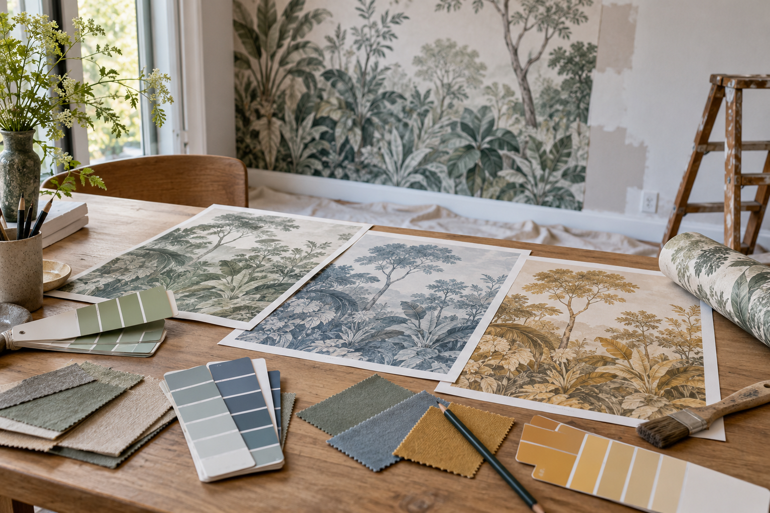 Can You Customise the Colours or Design of a Mural Wallpaper? — wallpaper mural design preview