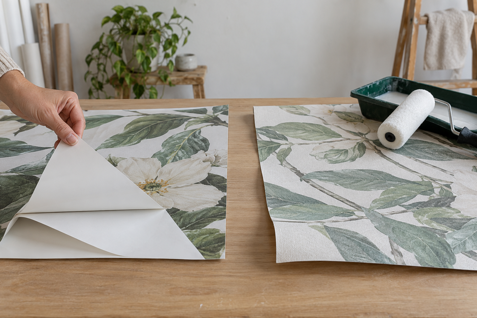 Peel-and-Stick vs Paste-the-Wall Mural Wallpaper: Which Is Better? — wallpaper mural design preview, peel-and-stick finish