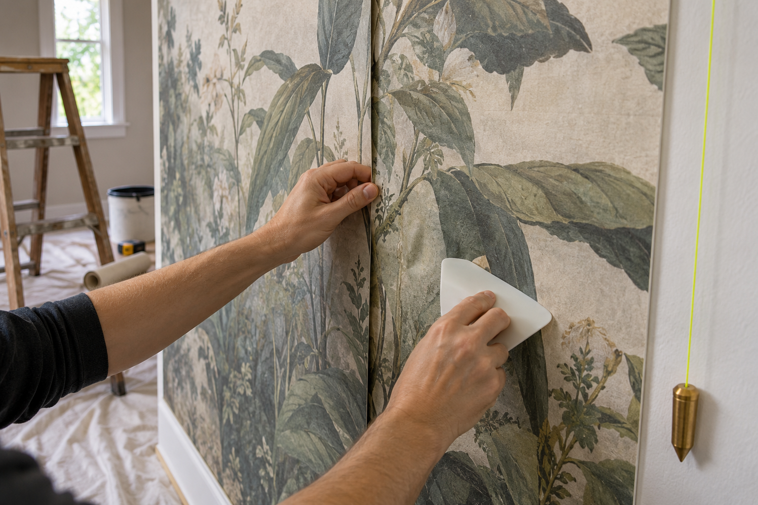 How to Avoid Bubbles, Wrinkles, and Visible Seams in a Mural — wallpaper mural design preview