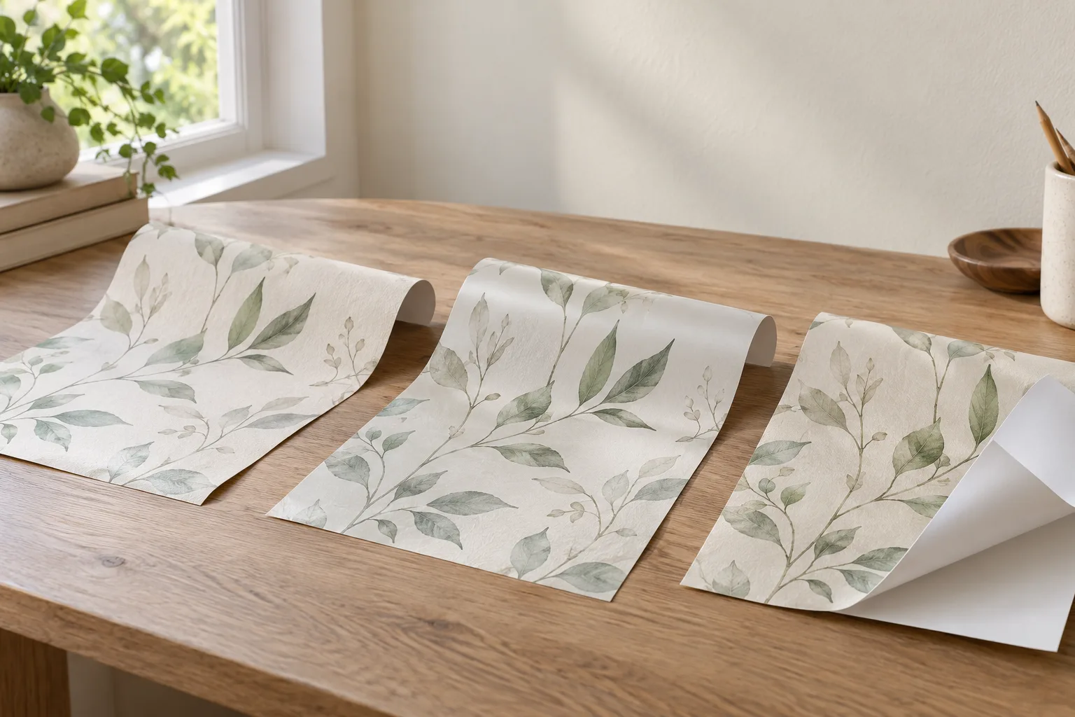 Non-Woven vs Vinyl vs Peel-and-Stick Mural Wallpaper — wallpaper mural design preview, peel-and-stick finish