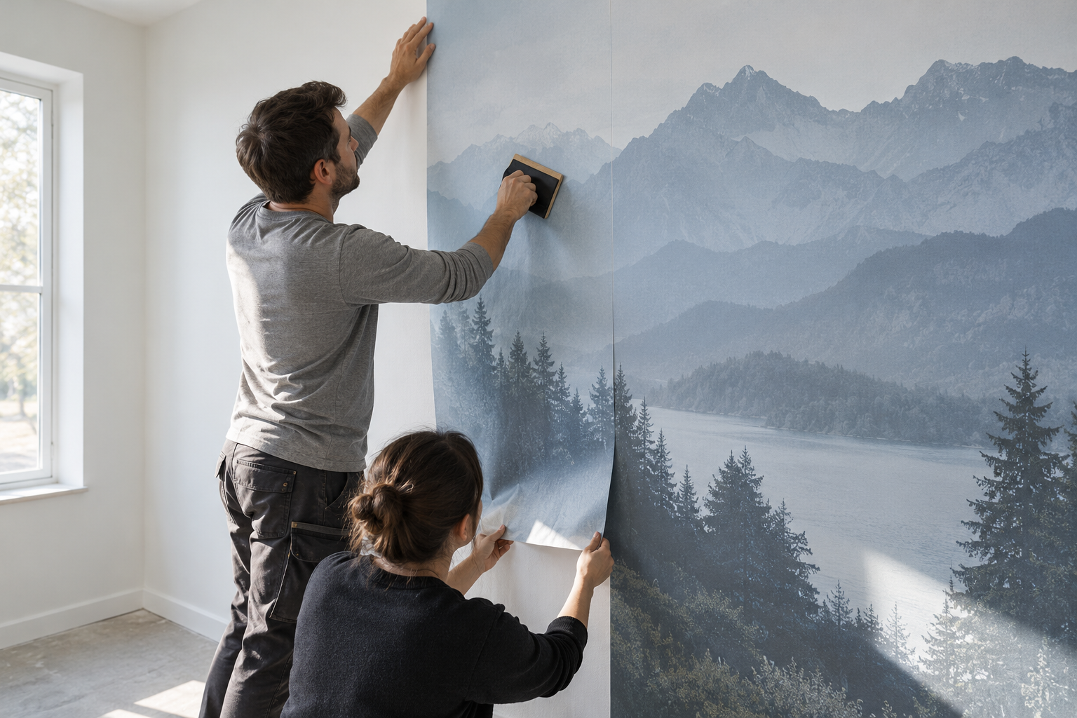 How to Avoid Bubbles and Wrinkles in Mural Wallpaper — wallpaper mural design preview