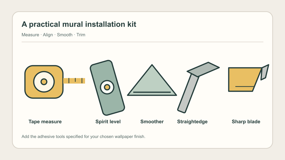 What Tools Do You Need to Install Mural Wallpaper? — wallpaper mural design preview