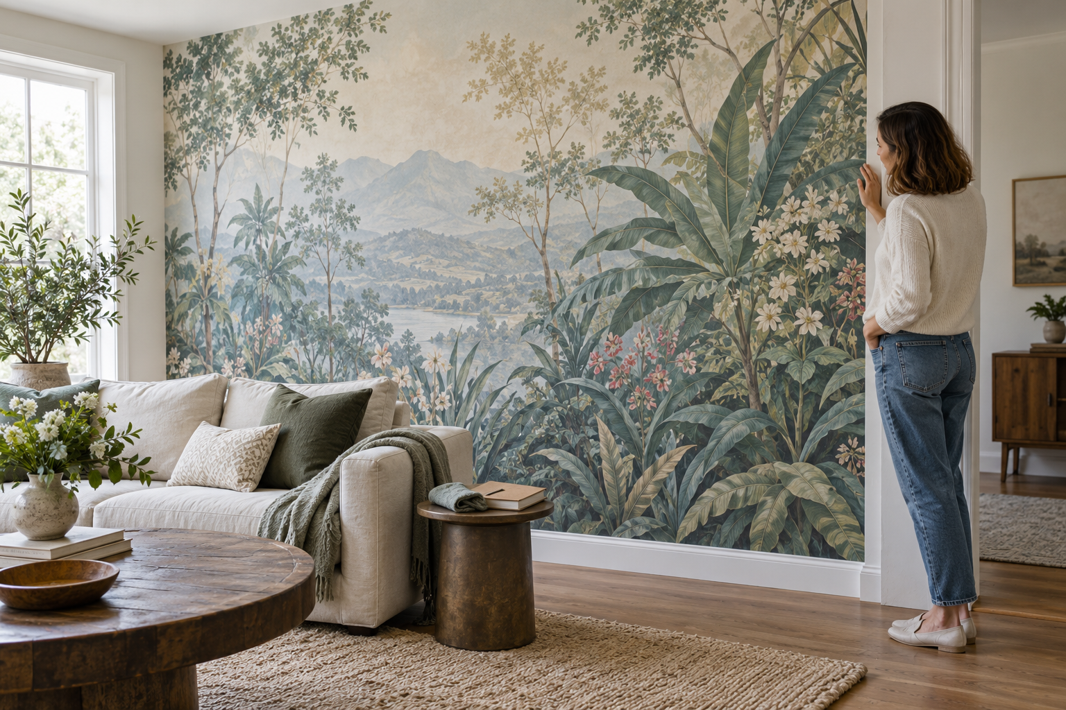 How to Maintain a Mural Wallpaper Wall — wallpaper mural design preview