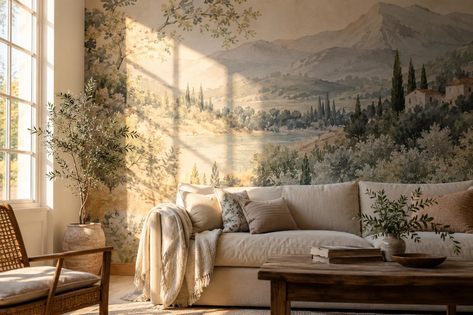 How Does Sunlight Affect the Look of Mural Wallpaper? — wallpaper mural design preview
