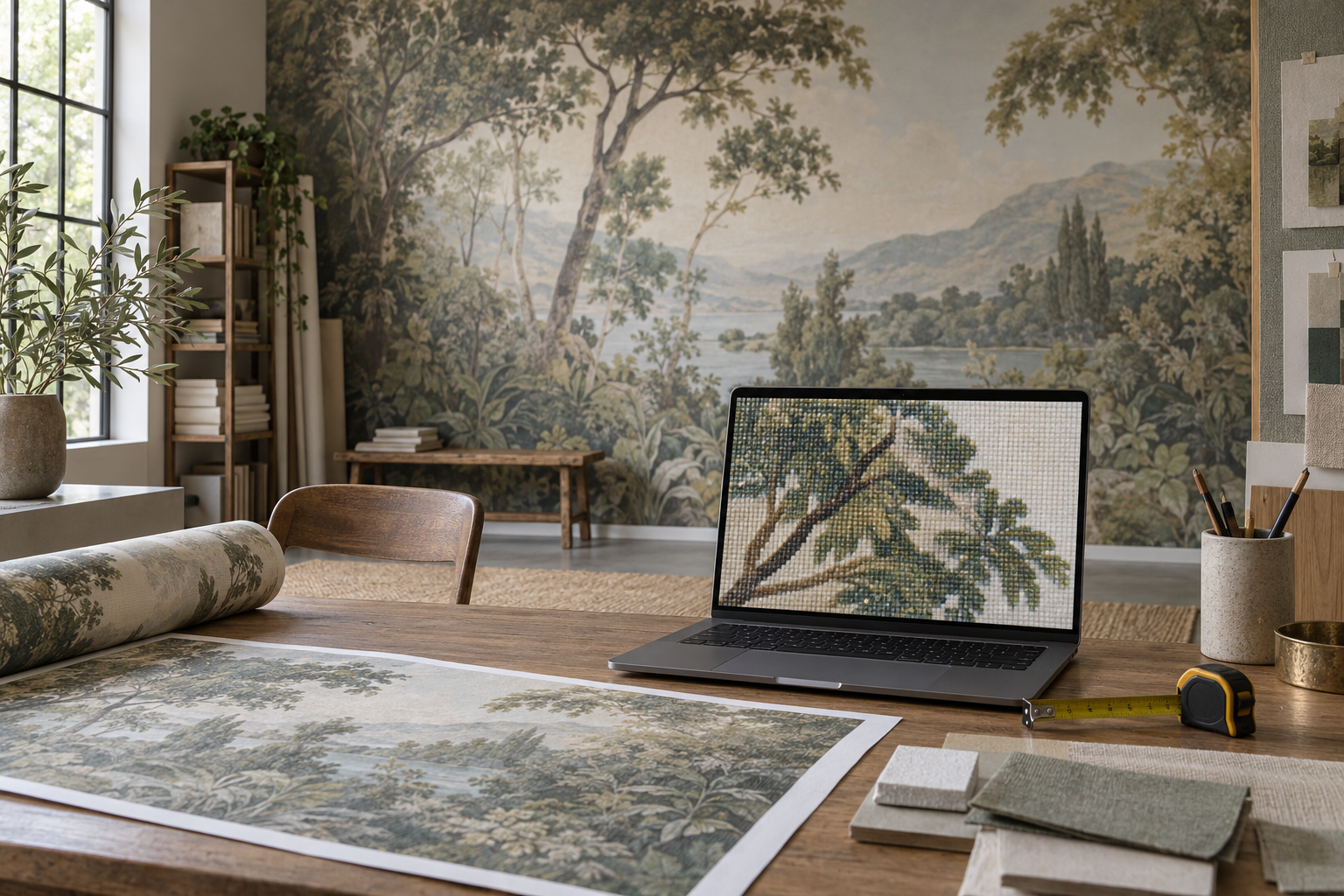 What Image Resolution Is Needed for Mural Wallpaper? — wallpaper mural design preview