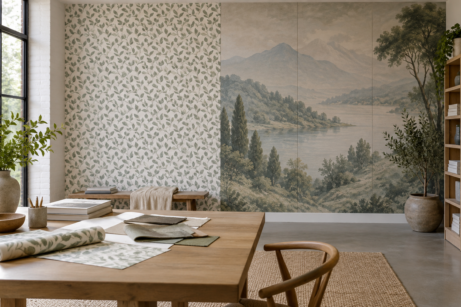 Mural Wallpaper vs Traditional Wallpaper: What Is the Difference? — wallpaper mural design preview