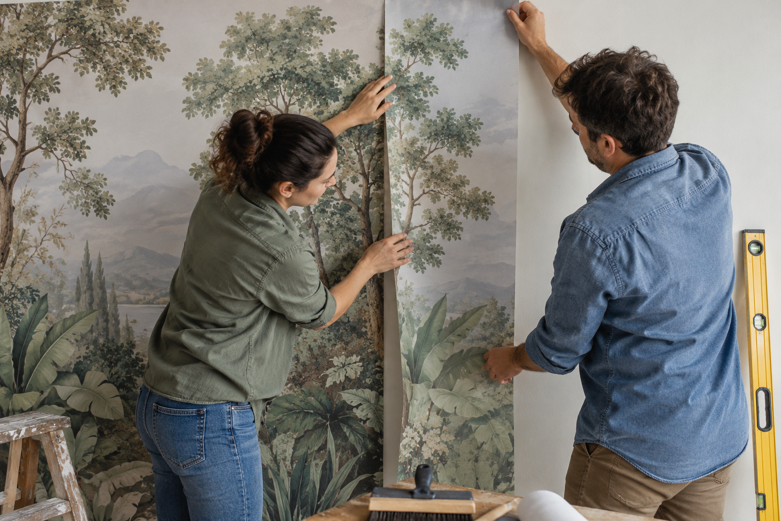 Can You Install Mural Wallpaper Yourself? — wallpaper mural design preview