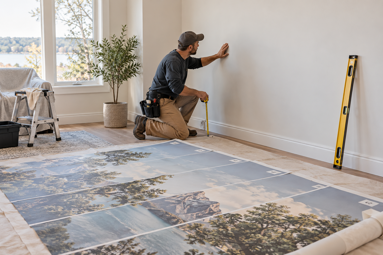 Should You Hire a Professional Mural Wallpaper Installer? — wallpaper mural design preview