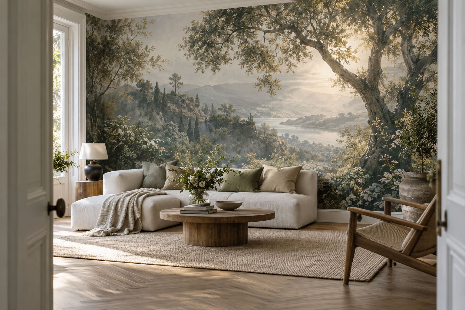 How to Choose a Focal Point for Mural Wallpaper — wallpaper mural design preview