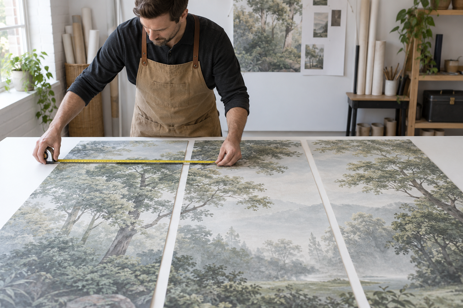 How Wide Are Mural Wallpaper Panels? — wallpaper mural design preview