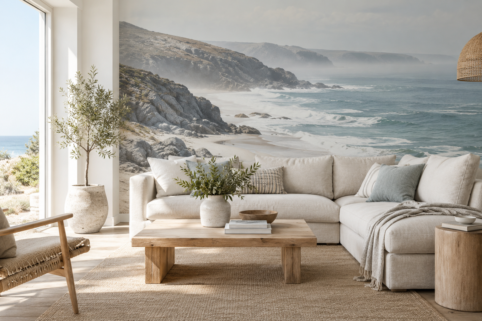 What Mural Wallpaper Suits a Coastal Interior? — wallpaper mural design preview
