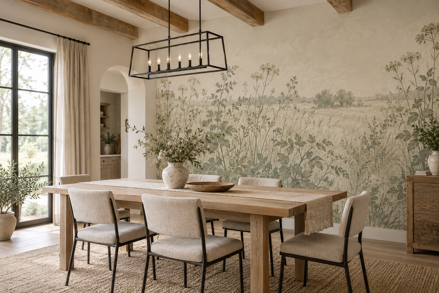 Which Mural Wallpaper Suits Modern Farmhouse Style? — wallpaper mural design preview