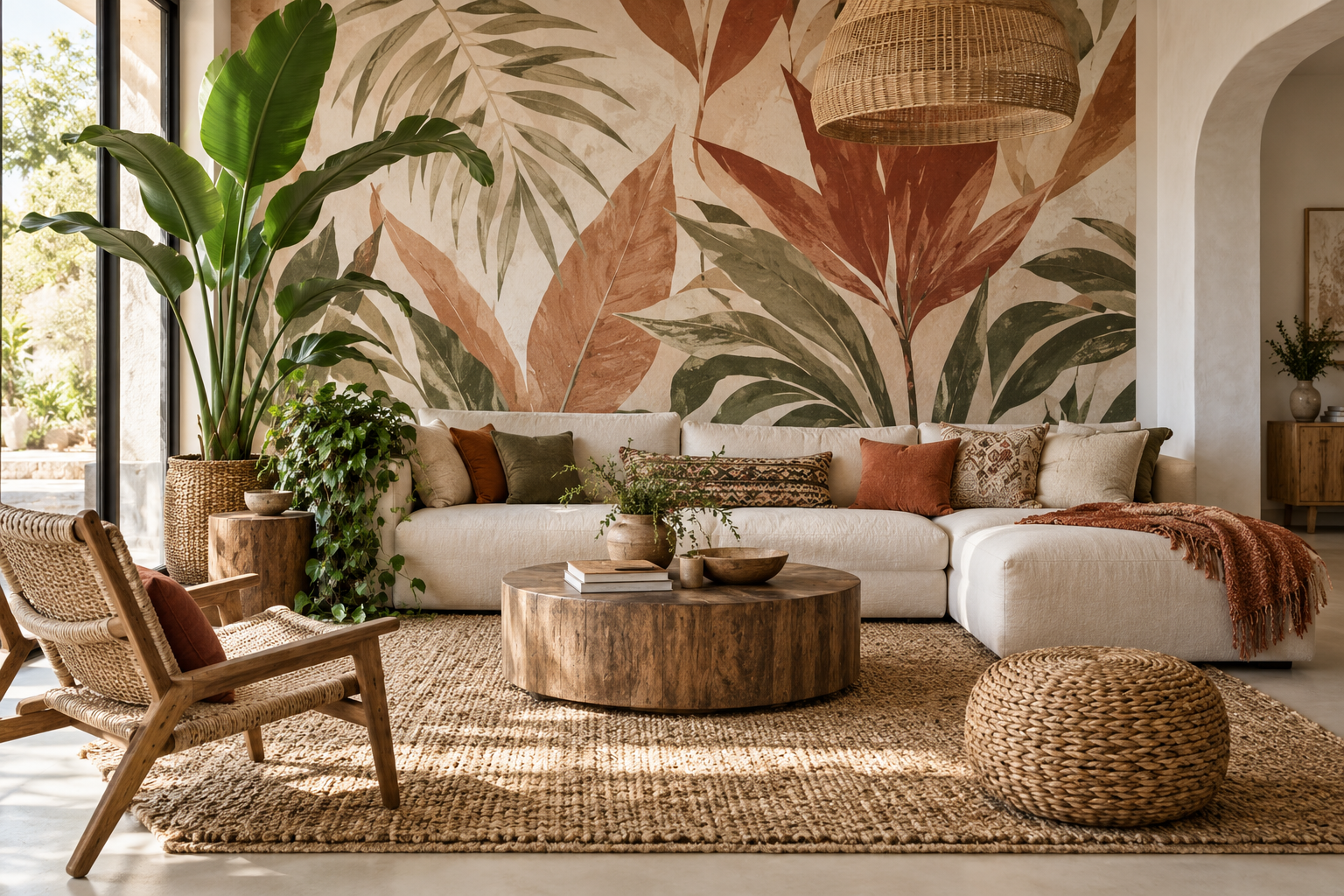 Can Mural Wallpaper Work in a Bohemian Interior? — wallpaper mural design preview