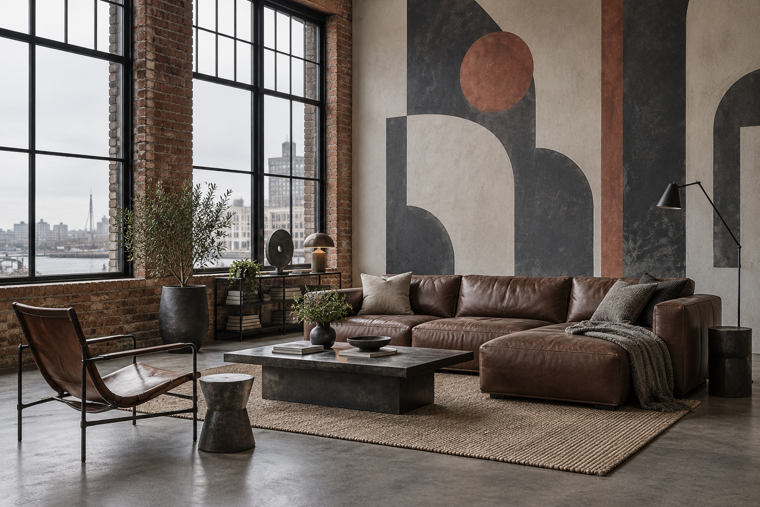 What Mural Wallpaper Suits an Industrial Loft? — wallpaper mural design preview