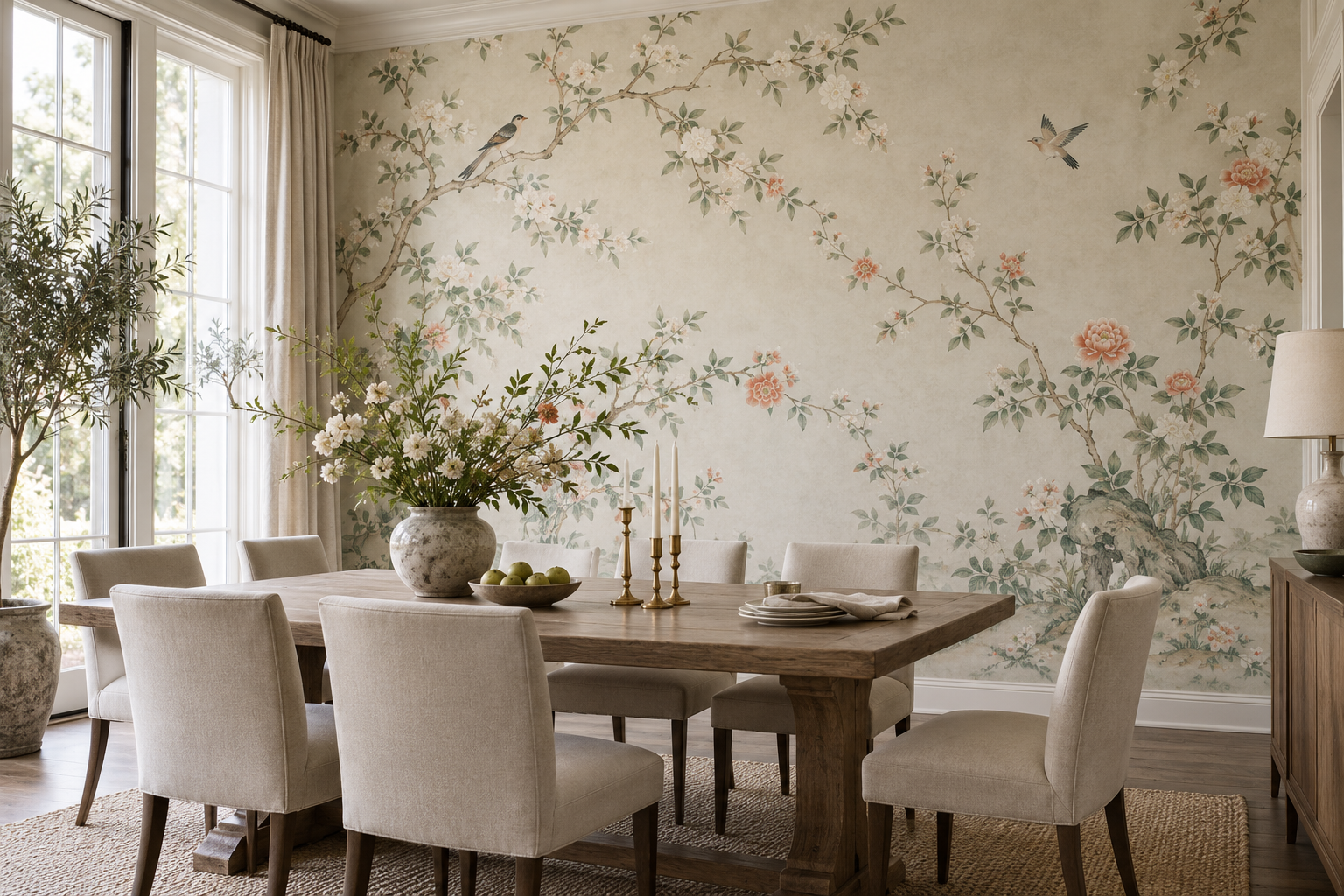 What Is Chinoiserie Mural Wallpaper?