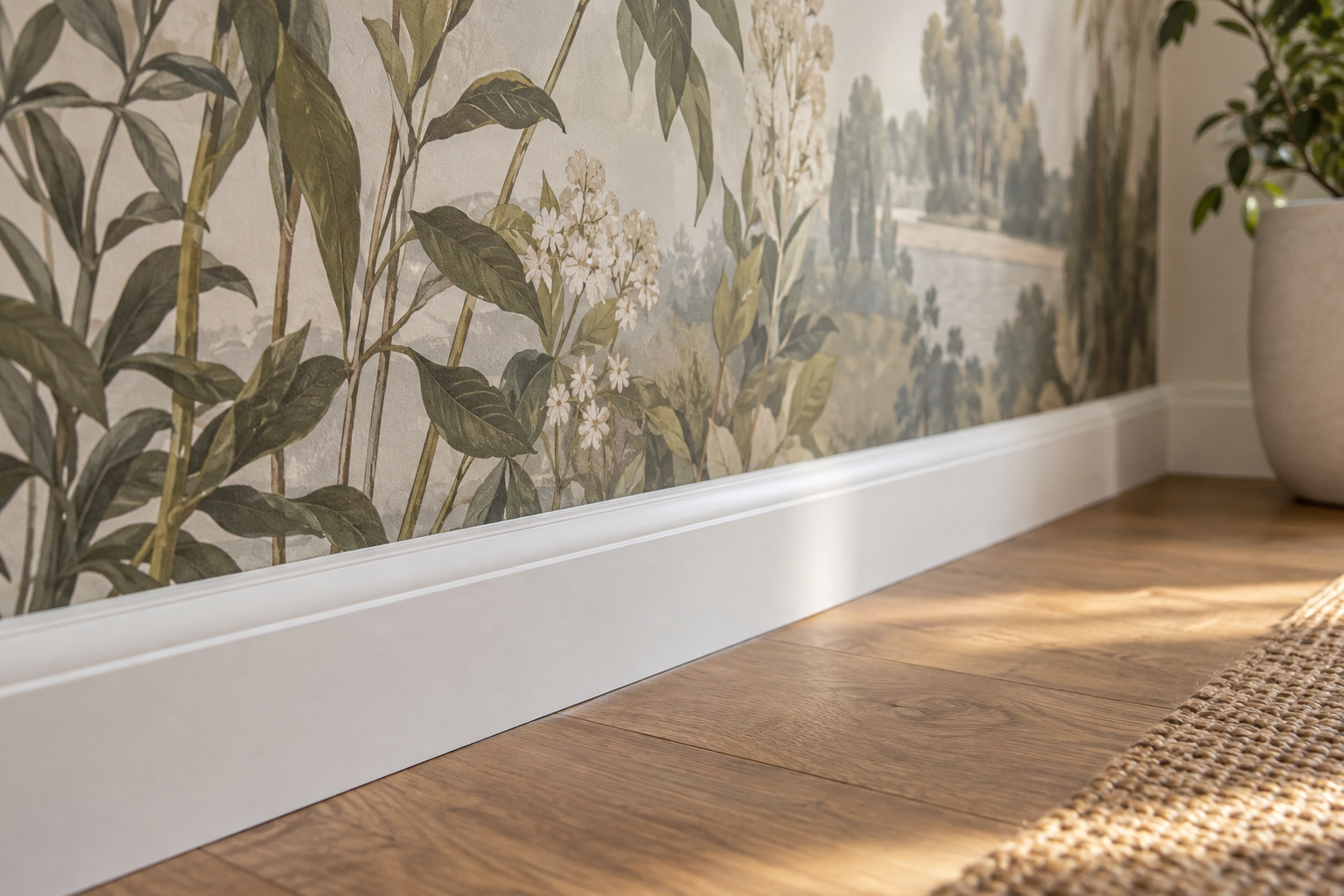 How to Install Mural Wallpaper Above Skirting Boards — wallpaper mural design preview