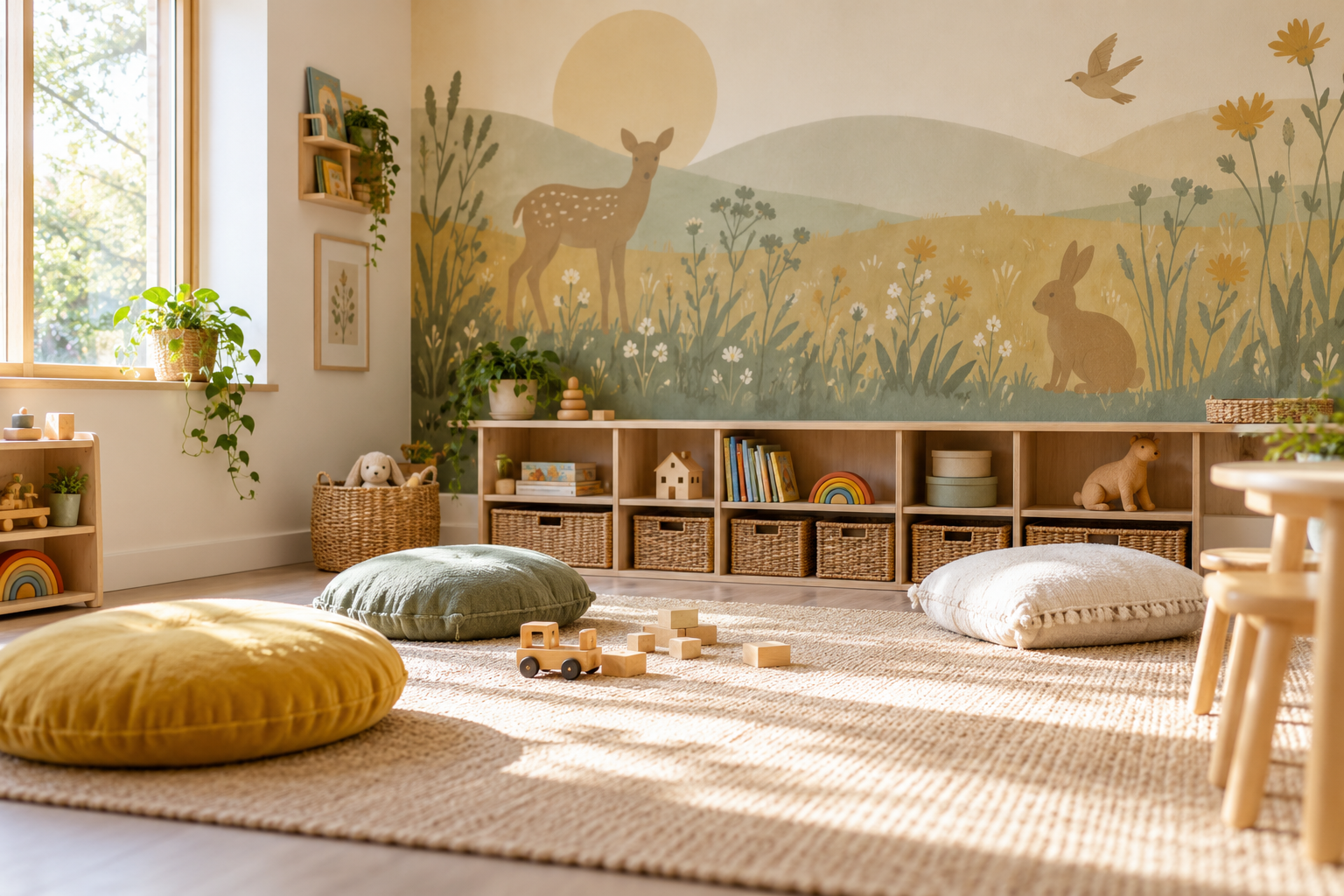 What Mural Wallpaper Works in a Playroom? — wallpaper mural design preview