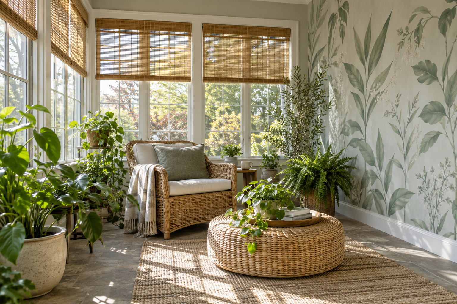 What Mural Wallpaper Suits a Sunroom? — wallpaper mural design preview