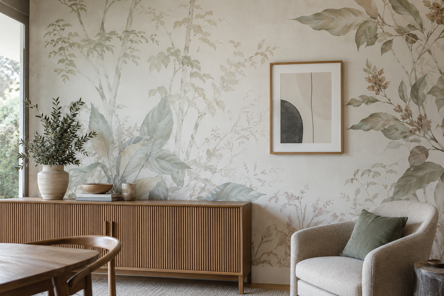 Can You Place Artwork in Front of Mural Wallpaper? — wallpaper mural design preview