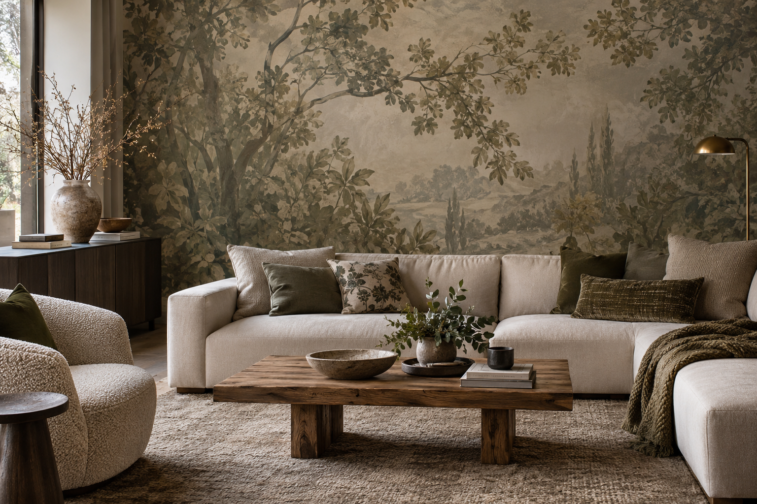 Can Mural Wallpaper Work with Changing Seasonal Decor? — wallpaper mural design preview