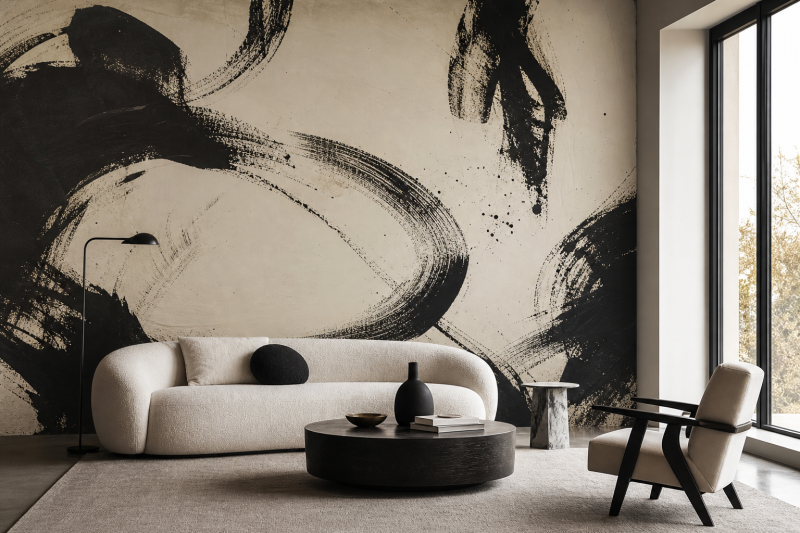 Can Mural Wallpaper Suit an Open-Plan Room? — wallpaper mural design preview