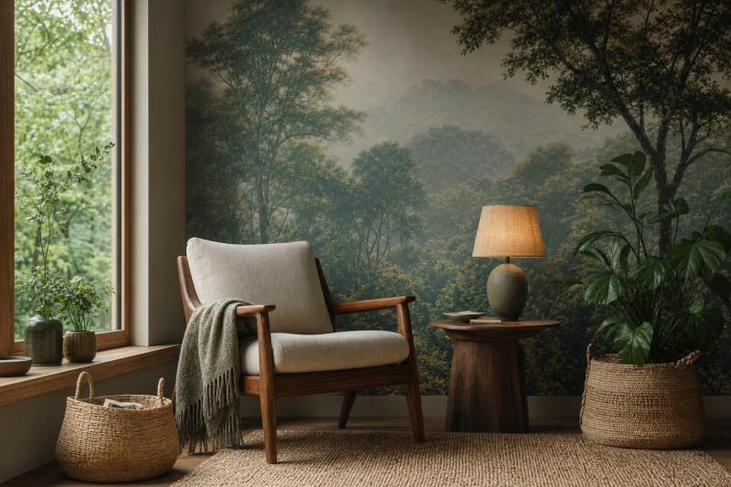 Which Mural Wallpaper Colours Create a Calm Room? — wallpaper mural design preview