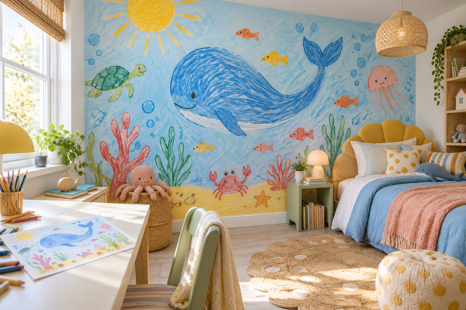 Use your own artwork — custom wallpaper project view