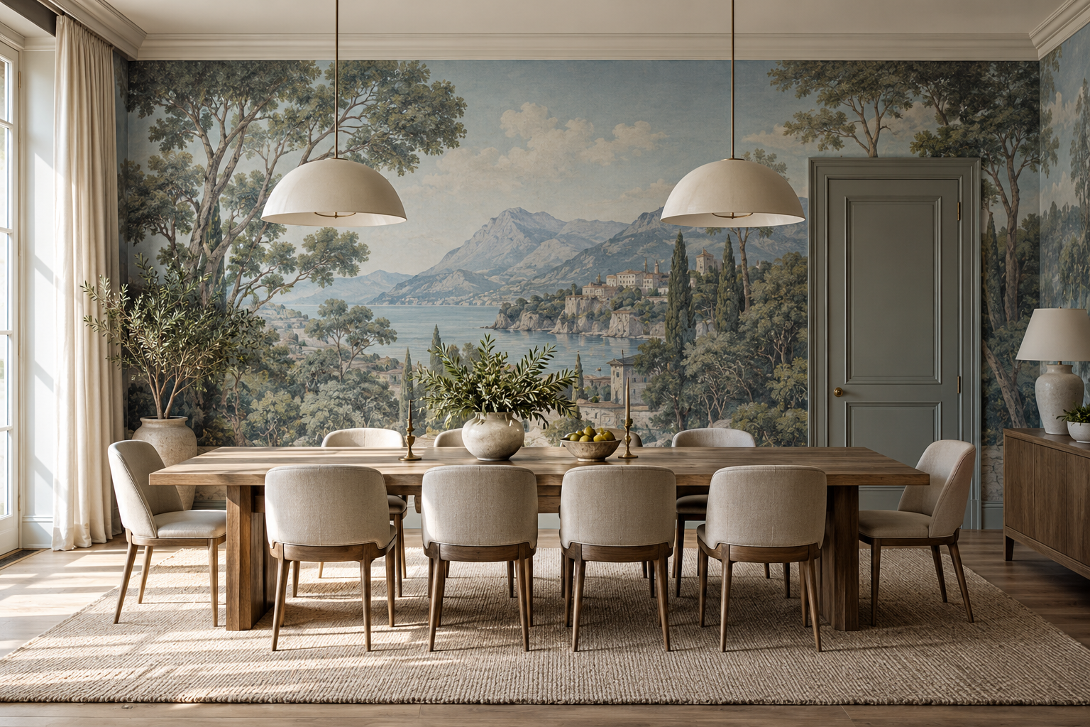 See the finished room — custom wallpaper project view