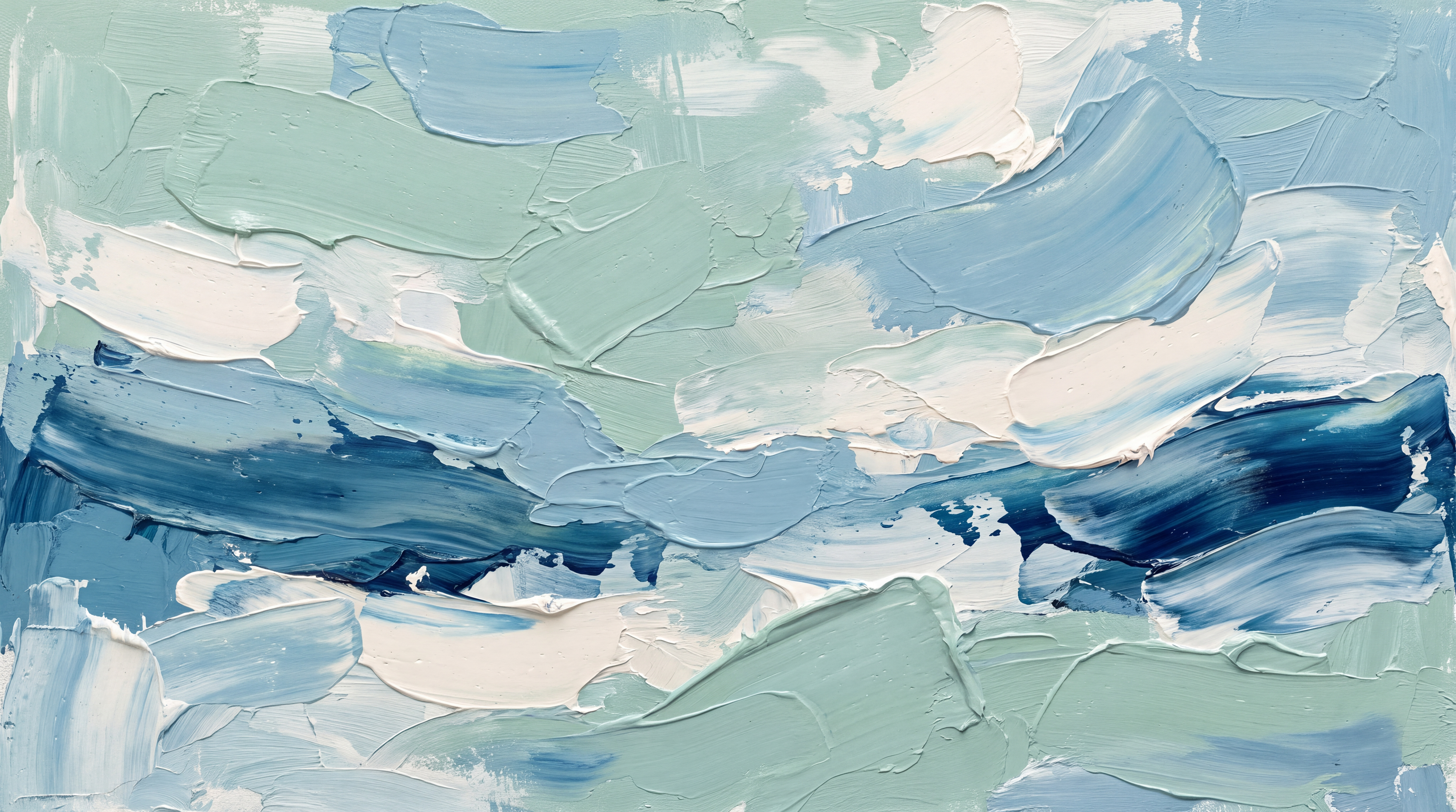 Teal Swirl Artful Wallpaper Mural, Peel-and-stick Finish