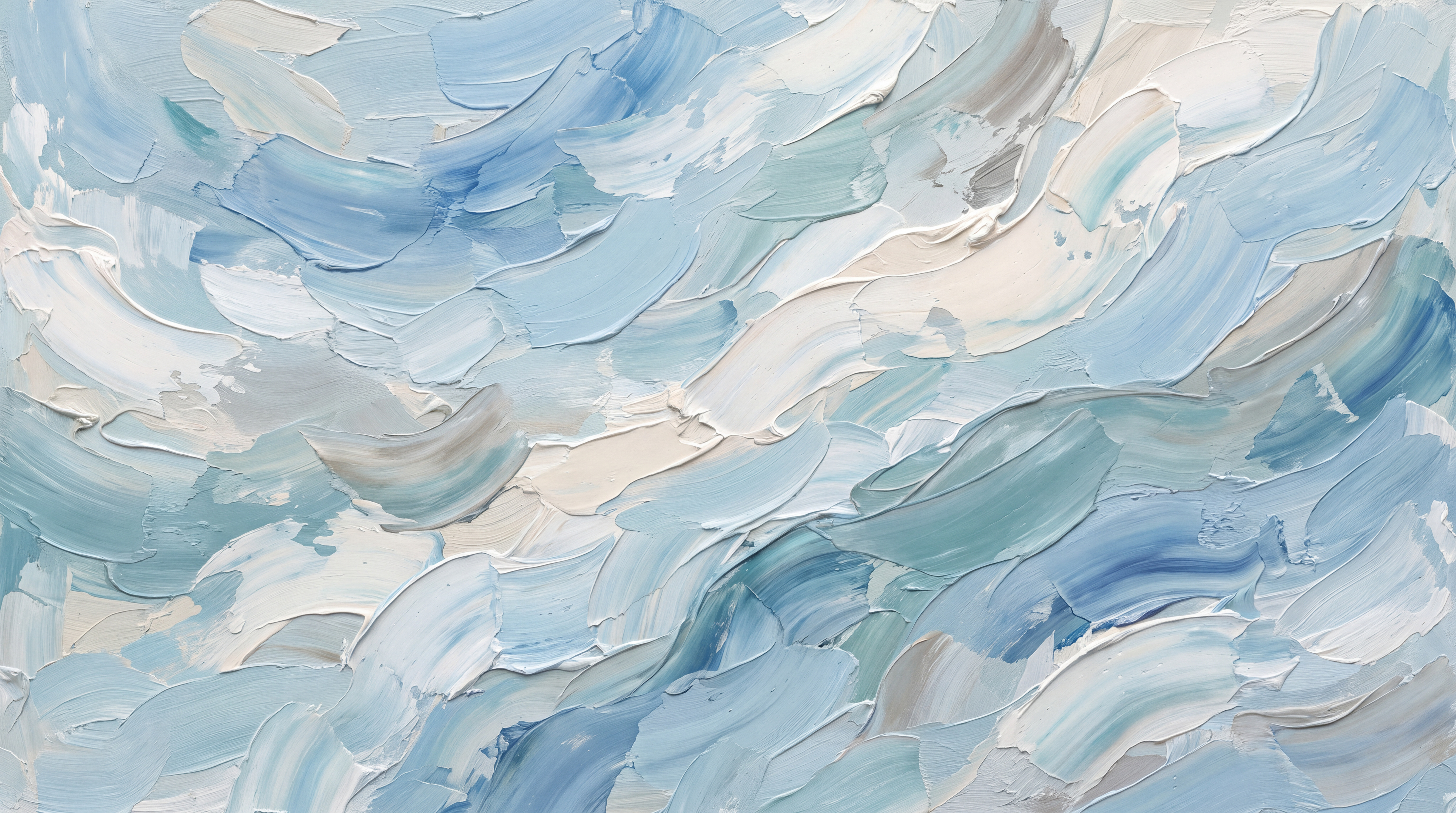 Blue Flow Artful Wallpaper Mural, Peel-and-stick Finish