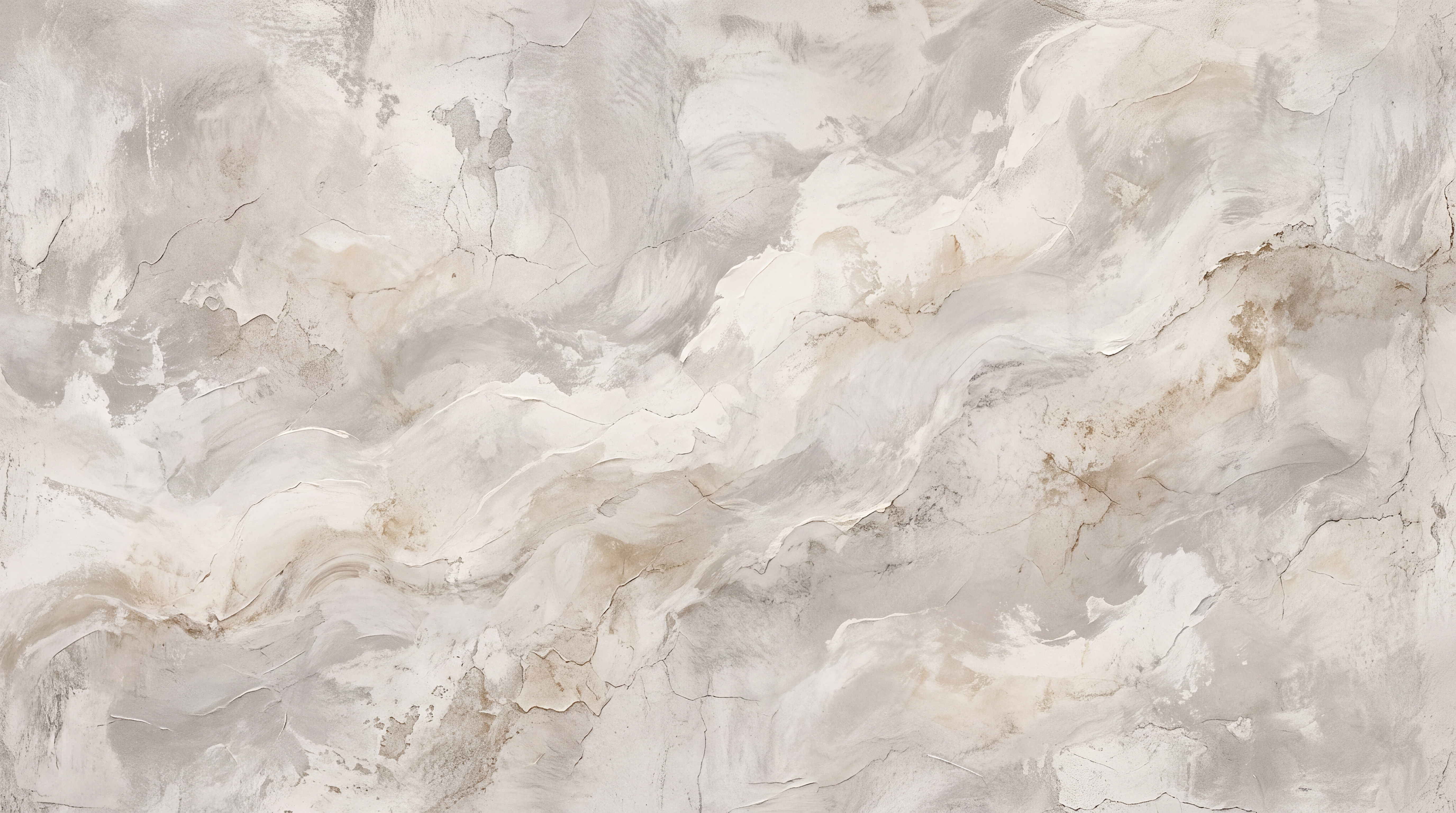 Grey Plaster Decorative Wallpaper Mural, Peel-and-stick Finish