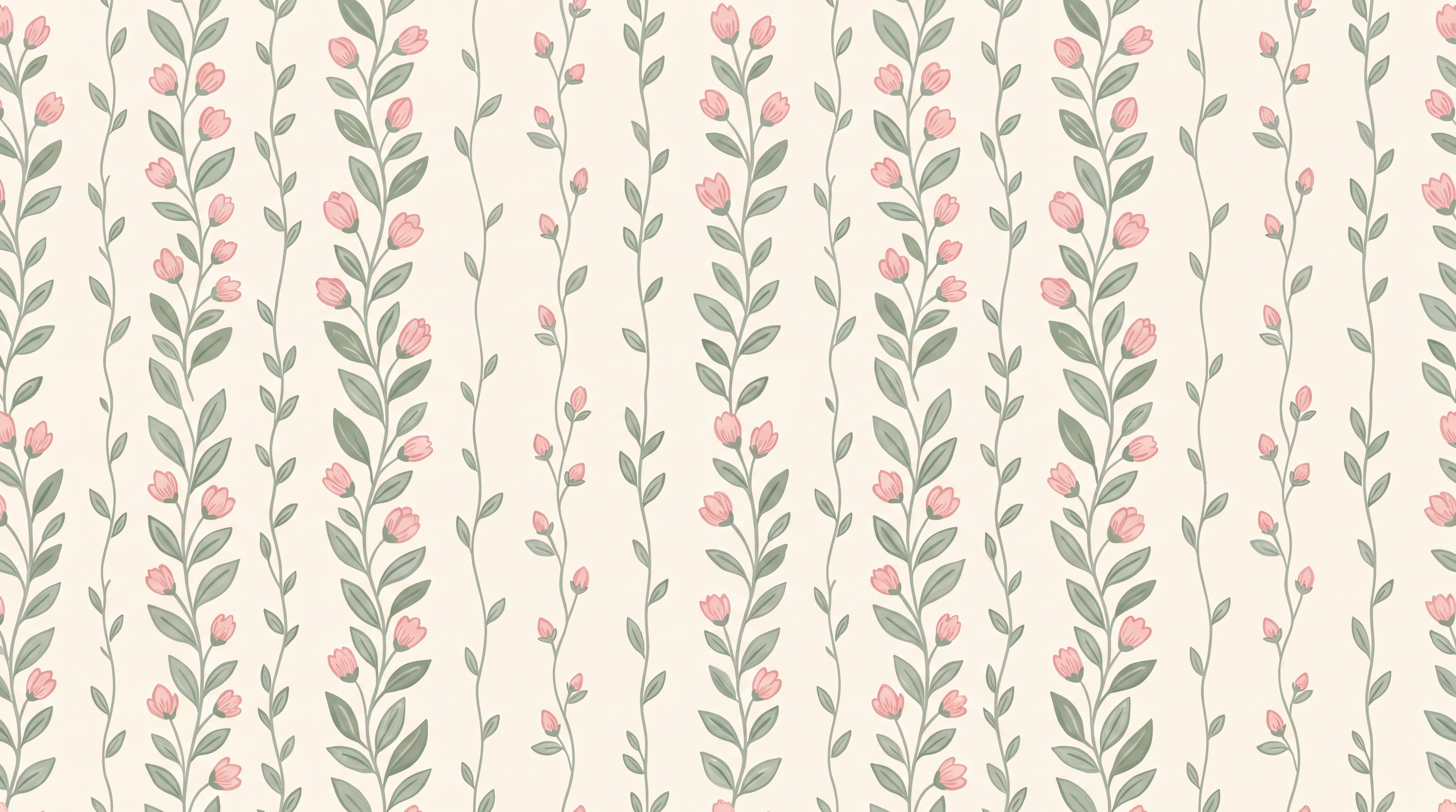 Pink Pattern Decorative Wallpaper Mural, Peel-and-stick Finish