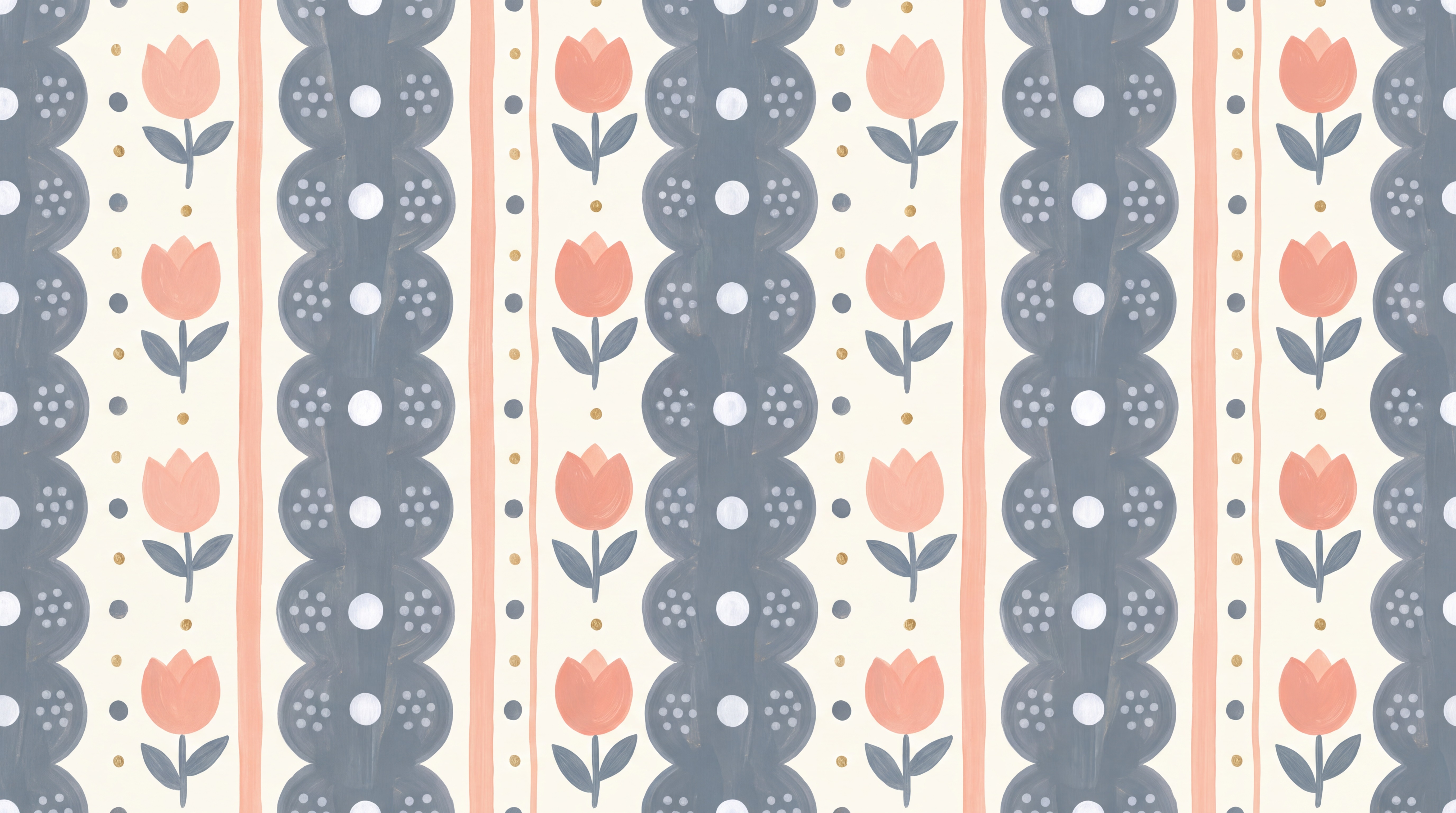 Blue Striped Abstract Wallpaper Mural, Peel-and-stick Finish