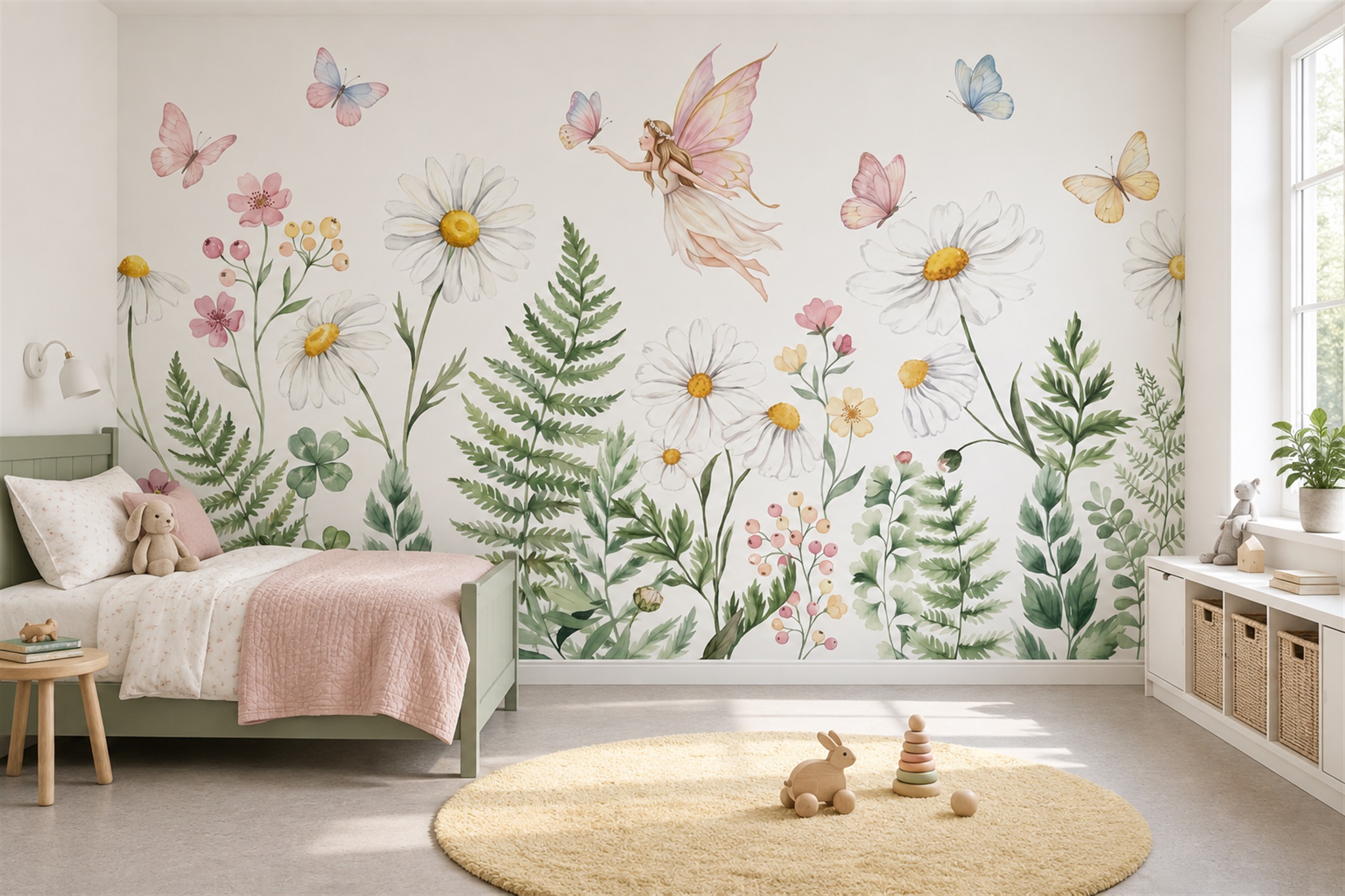 Pink Pattern Decorative Abstract Wallpaper Mural Accent-wall-wallpaper-murals, Peel-and-stick Finish