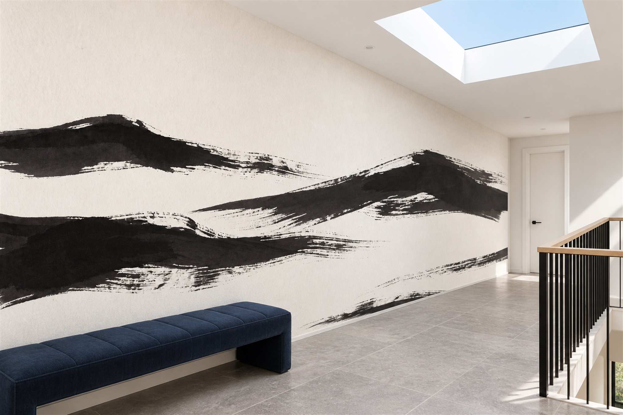 Black Hills Scenic Wallpaper Mural Bedroom-wallpaper-murals, Peel-and-stick Finish