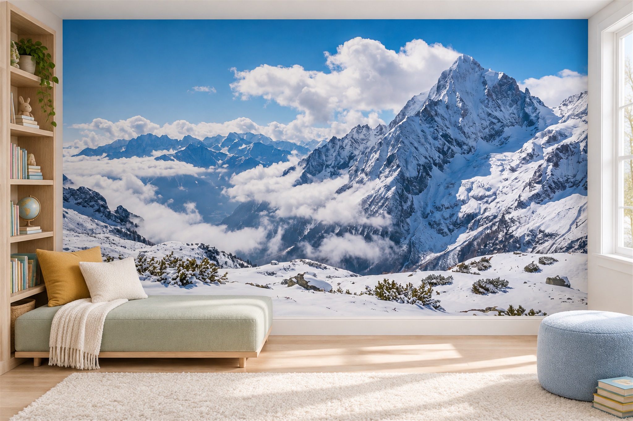 Can You Choose the Crop and Position of a Custom Mural? — wallpaper mural design preview, peel-and-stick finish
