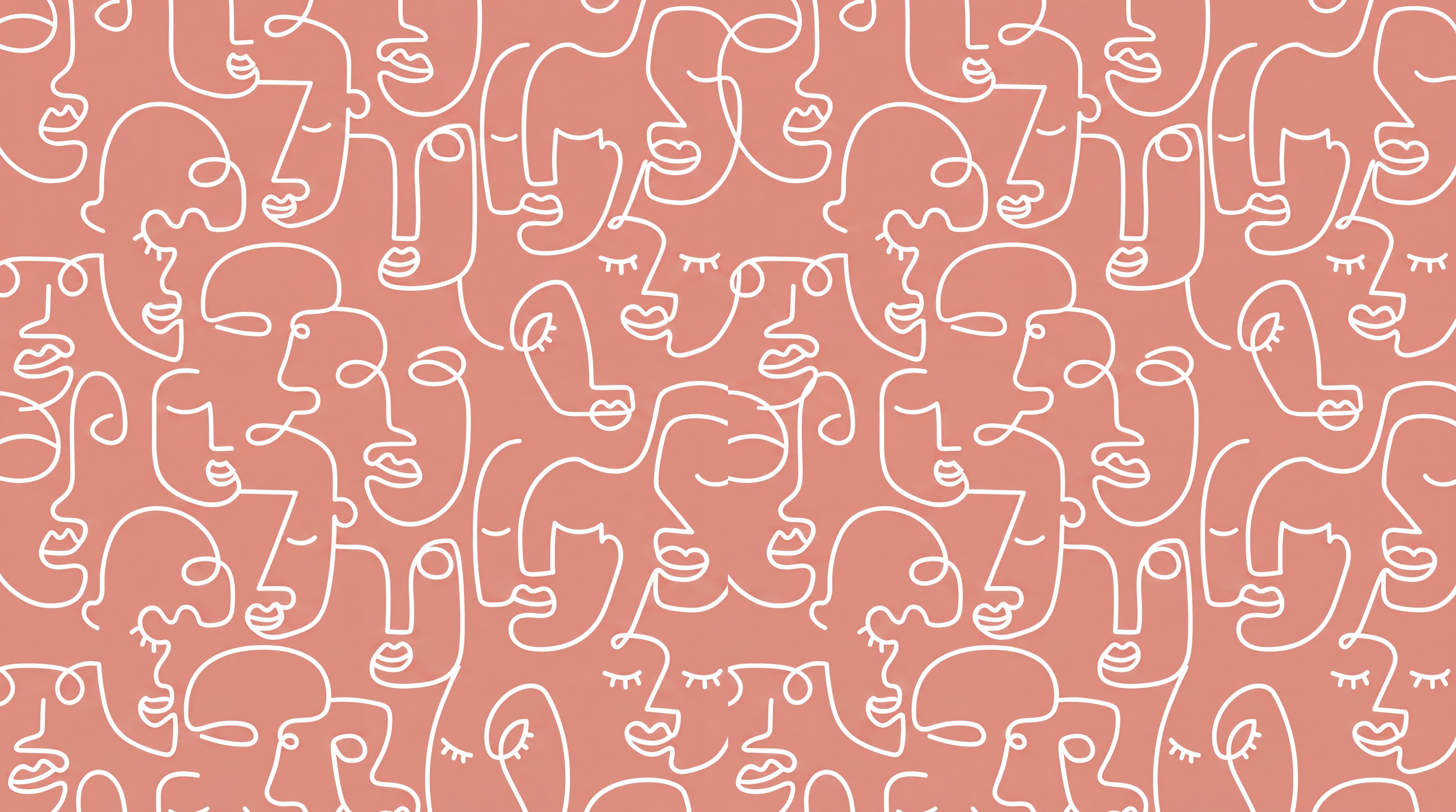 Coral Pattern Decorative Wallpaper Mural Accent-wall-wallpaper-murals, Peel-and-stick Finish