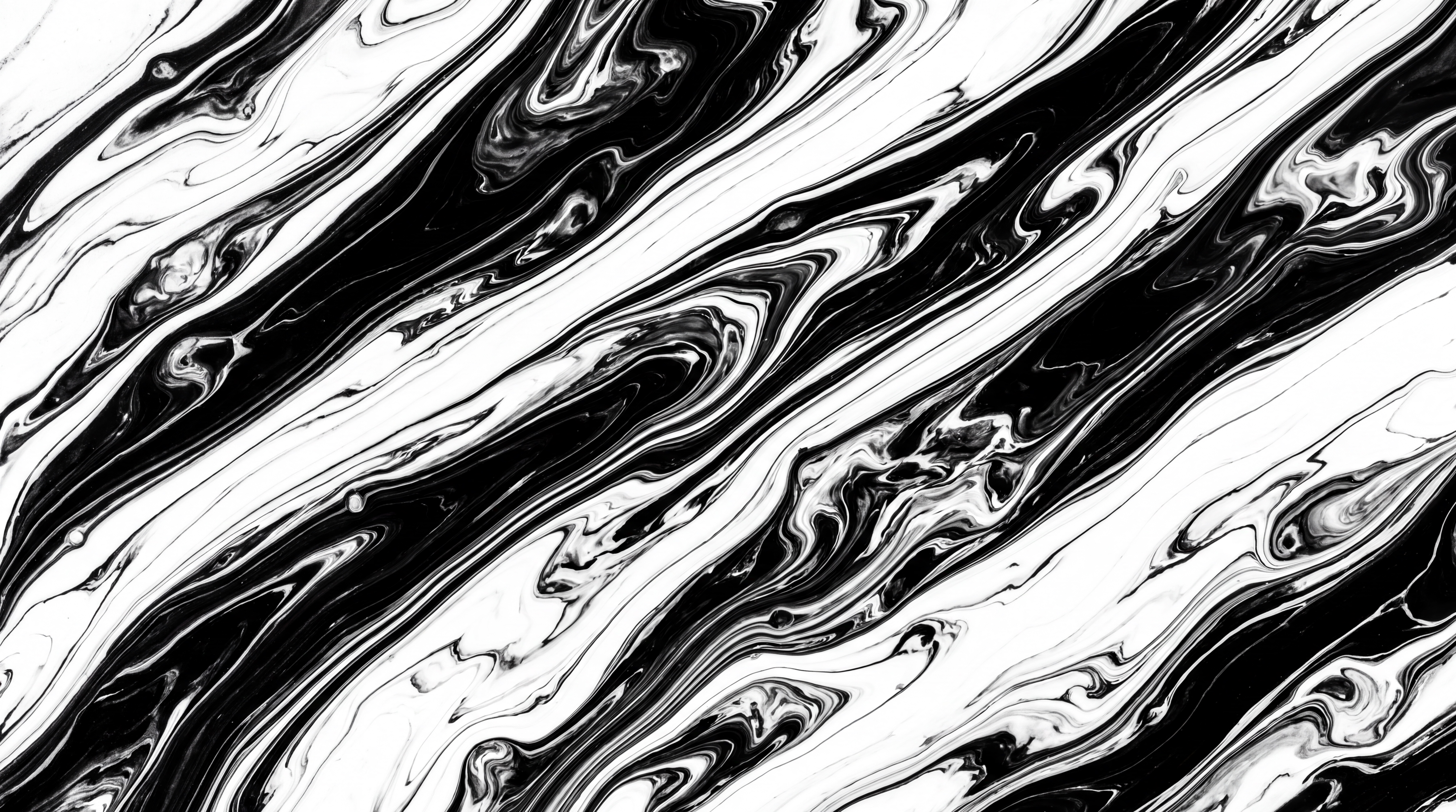 Black Marble Decorative Wallpaper Mural, Peel-and-stick Finish
