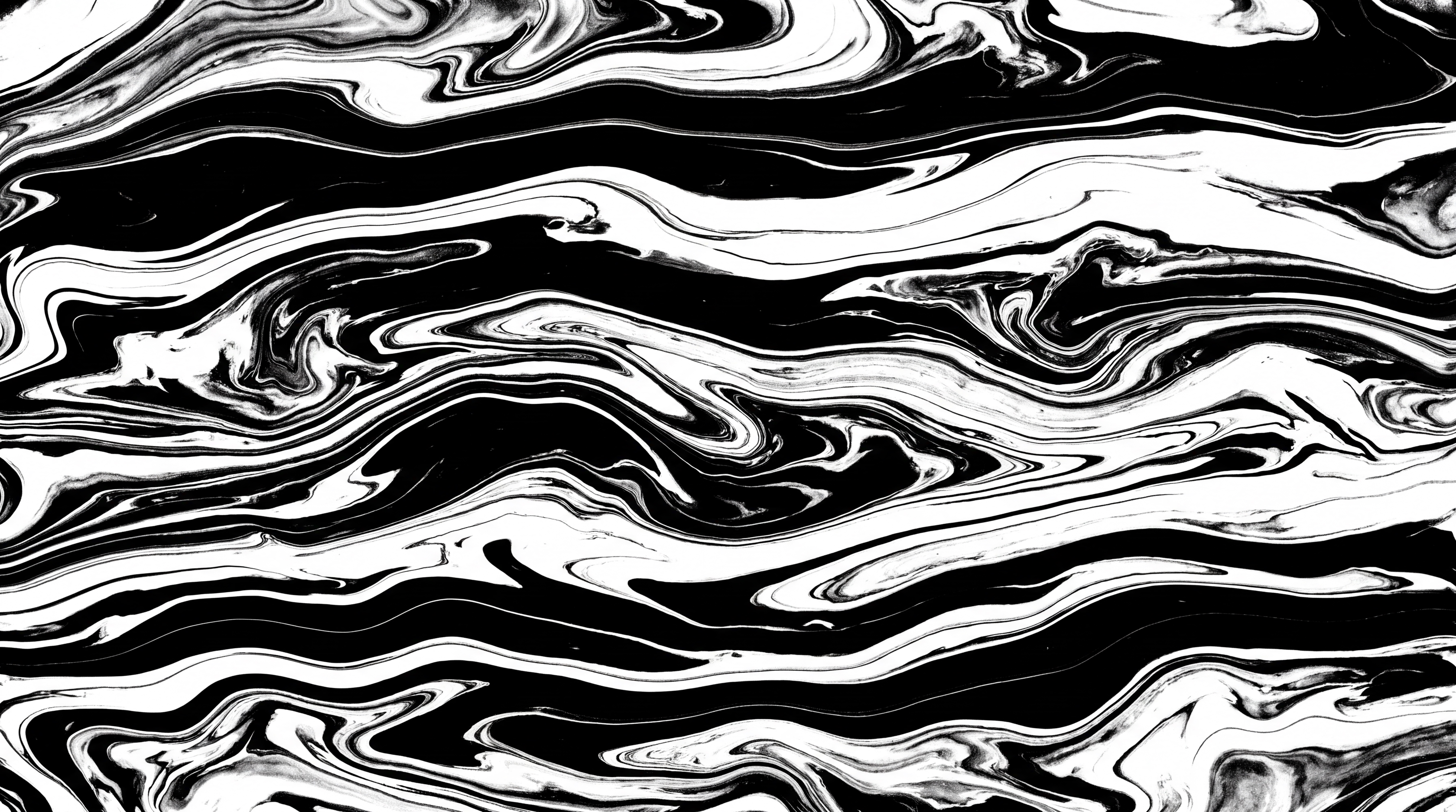 Black Waves Artful Abstract Wallpaper Mural, Peel-and-stick Finish