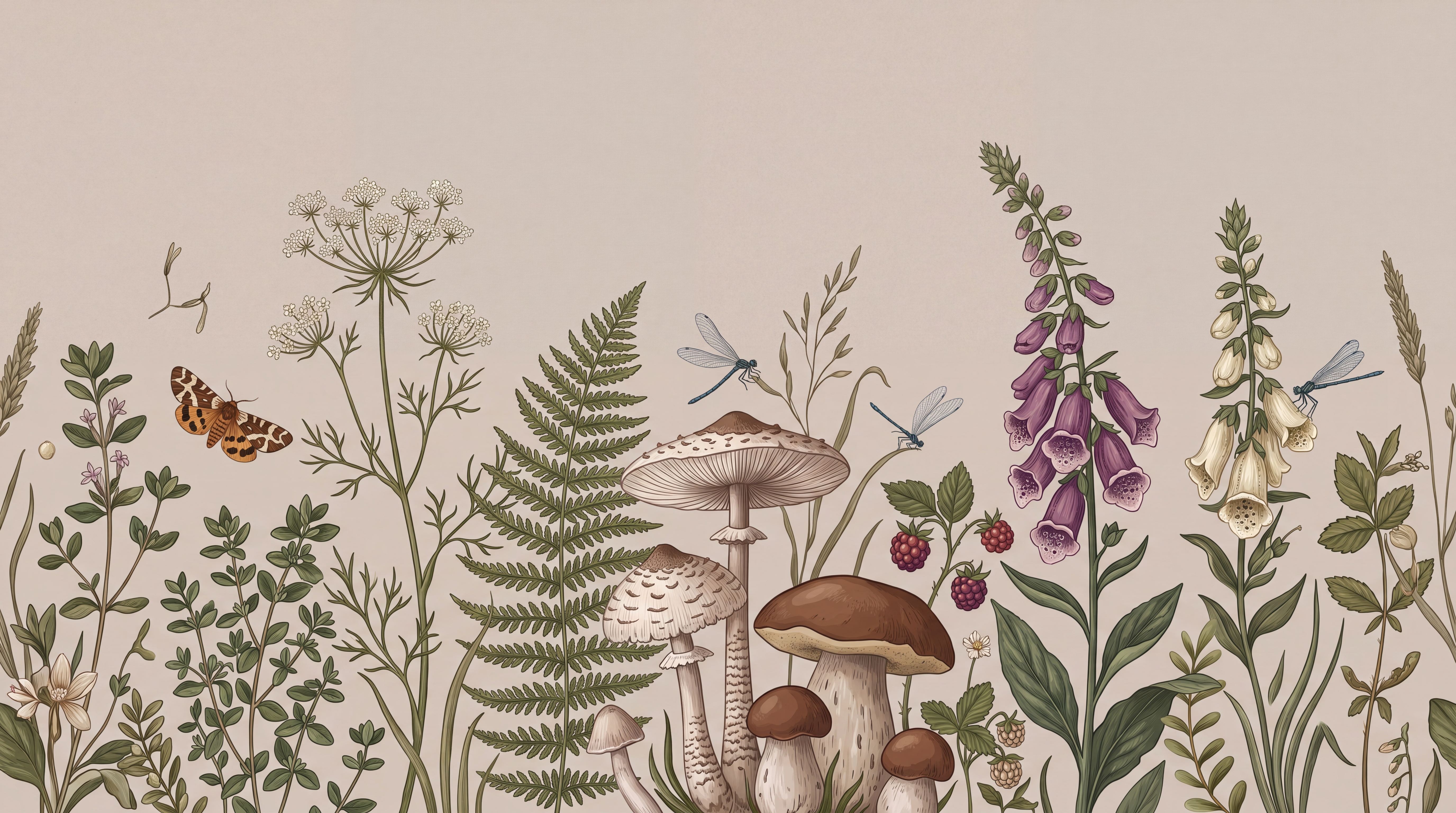 Beige Pattern Decorative Abstract Wallpaper Mural, Peel-and-stick Finish