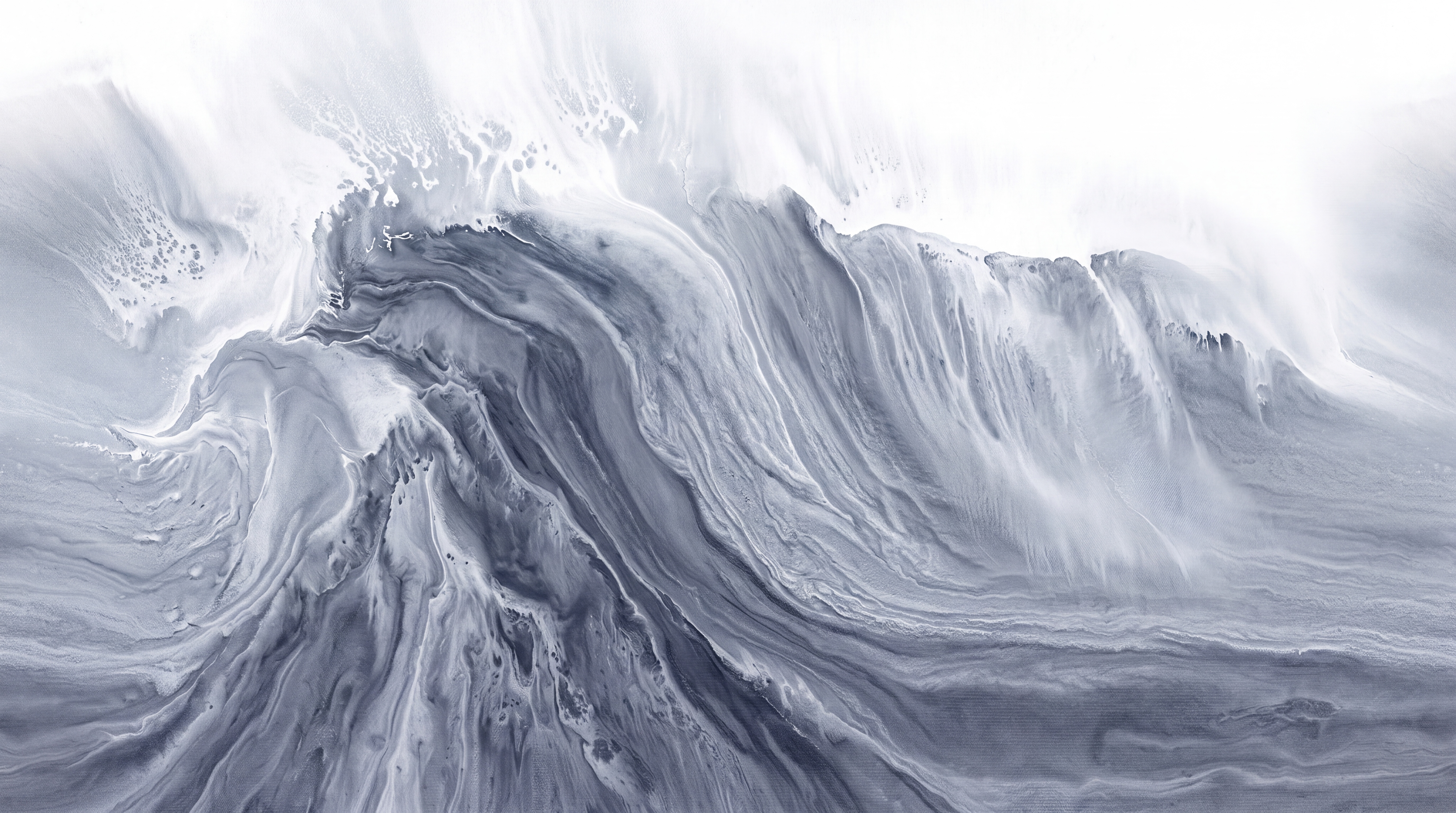 Blue Marble Decorative Wallpaper Mural, Peel-and-stick Finish