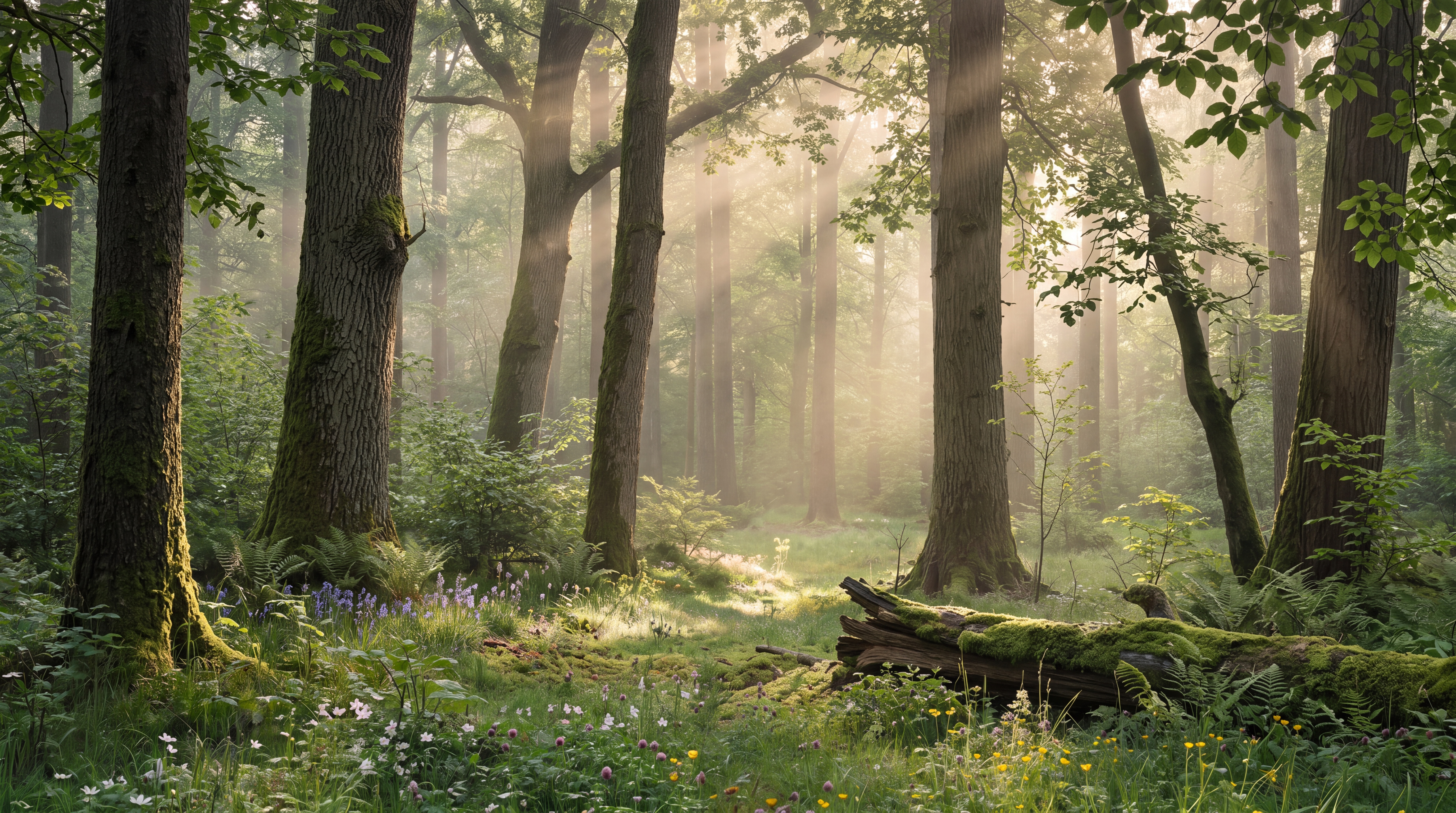 Green Scenic Scenic Wallpaper Mural, Peel-and-stick Finish
