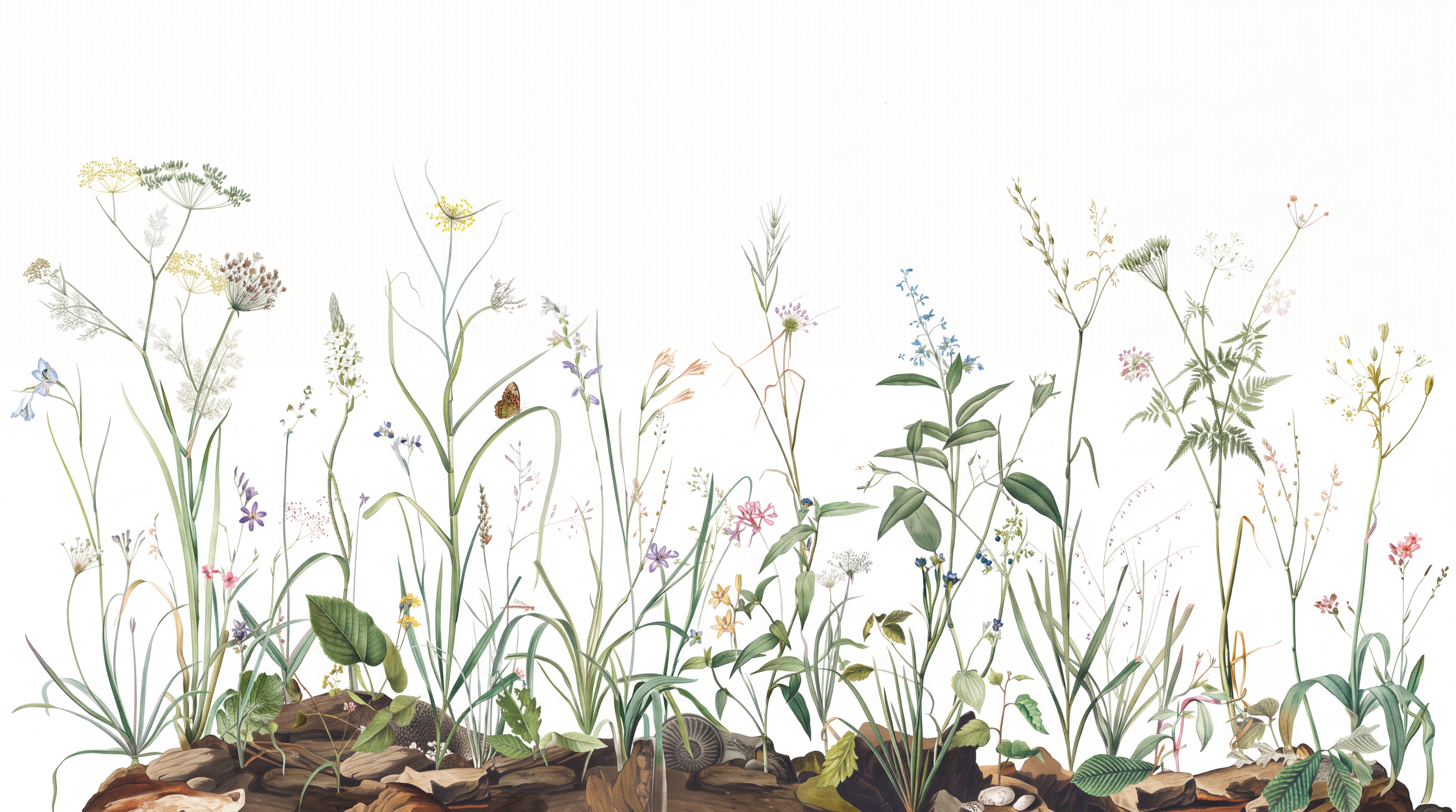 Green Meadow Scenic Decorative Wallpaper Mural Bedroom-wallpaper-murals, Peel-and-stick Finish