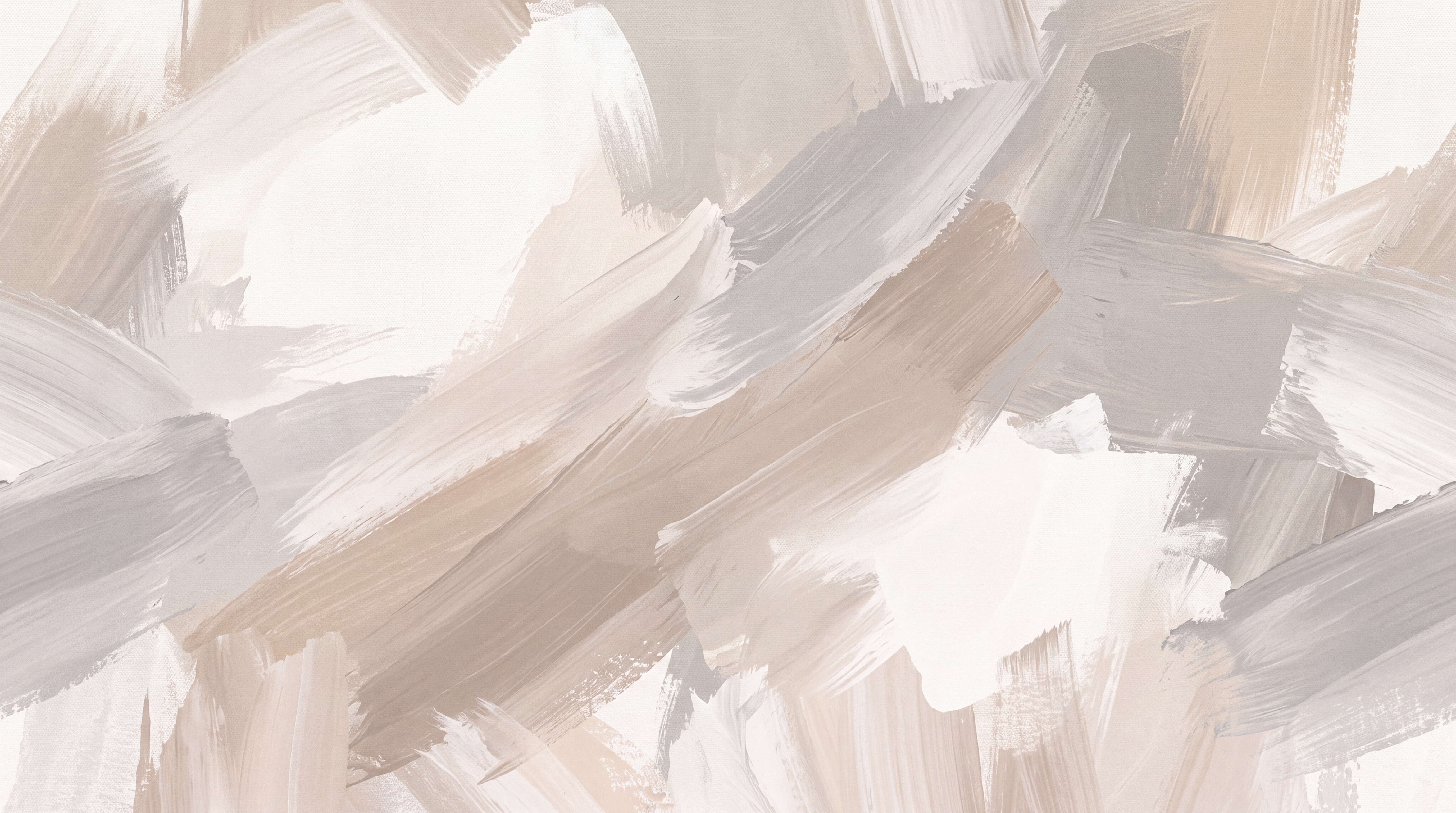 Beige Brushstroke Artful Wallpaper Mural, Peel-and-stick Finish