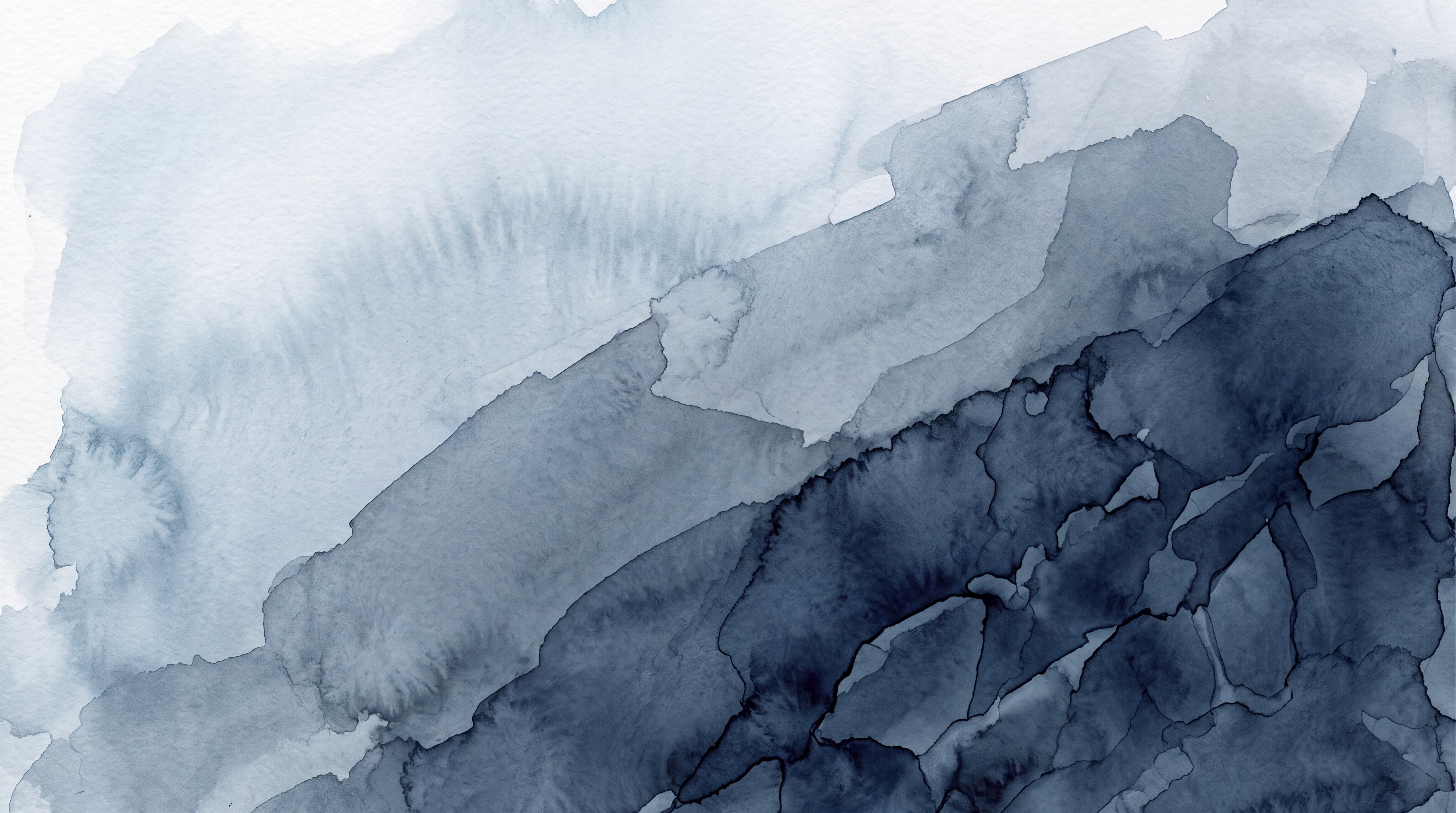 Blue Fluid Artful Abstract Wallpaper Mural, Peel-and-stick Finish