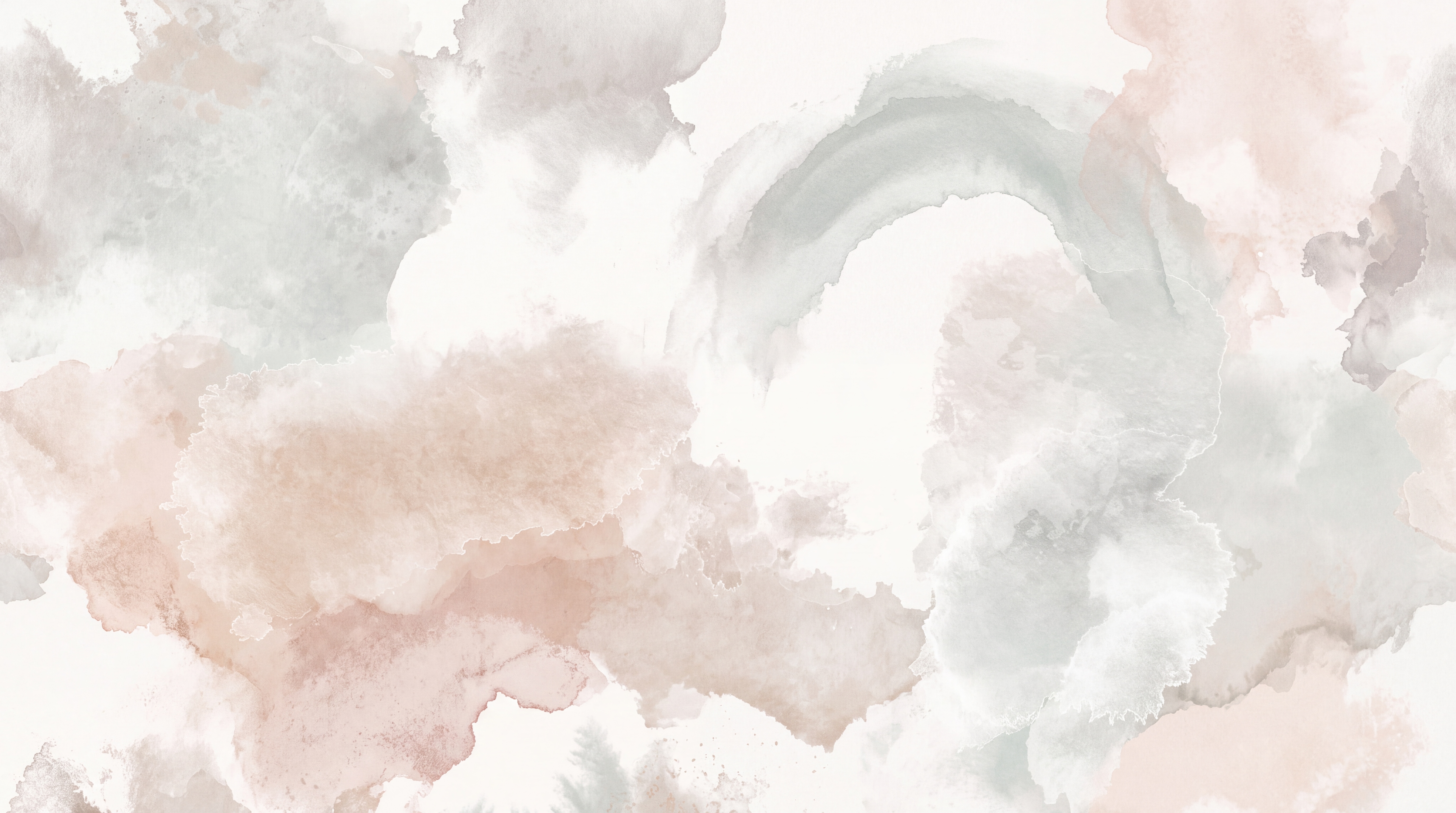 Blush Washed Artful Wallpaper Mural, Peel-and-stick Finish