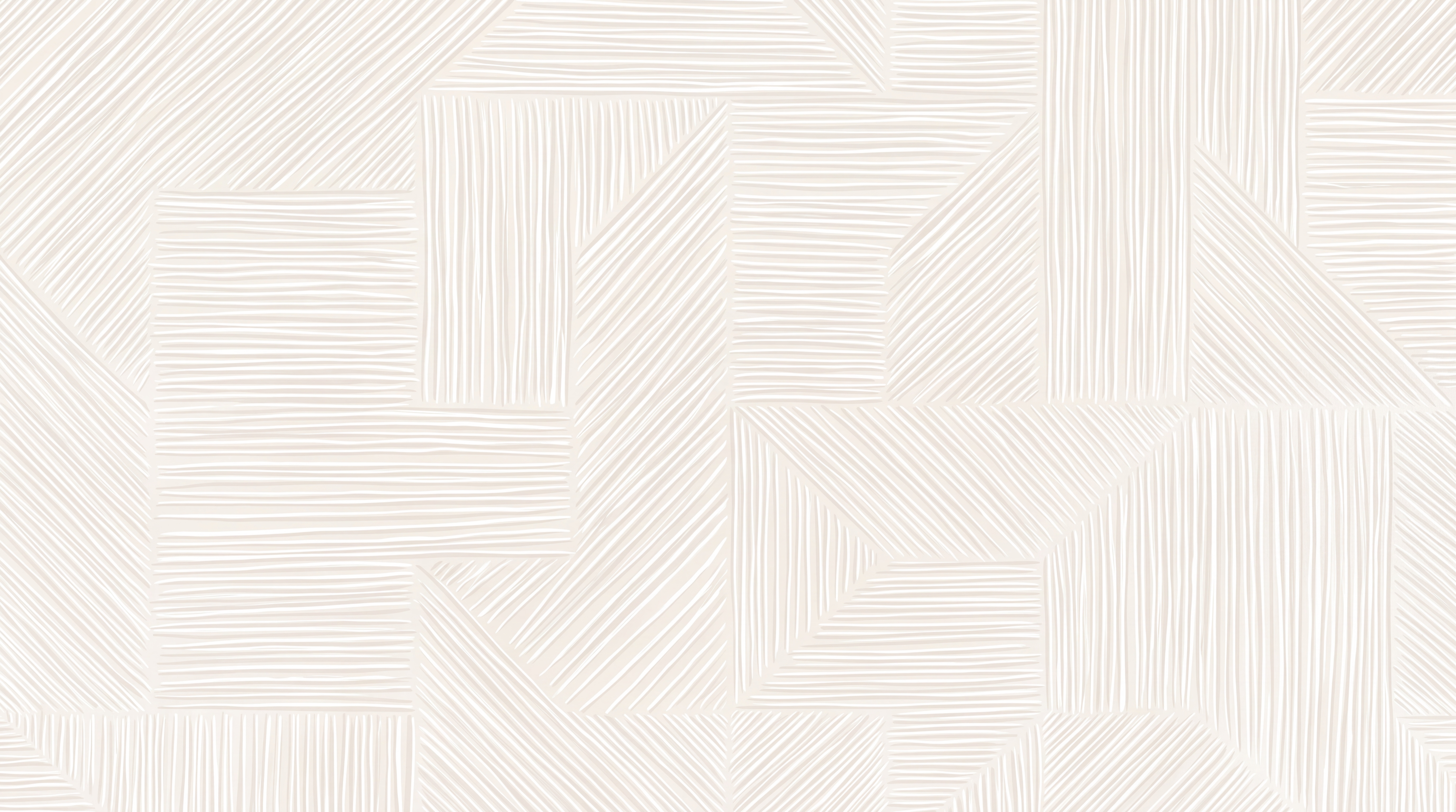 Ivory Pattern Decorative Linear Wallpaper Mural, Peel-and-stick Finish