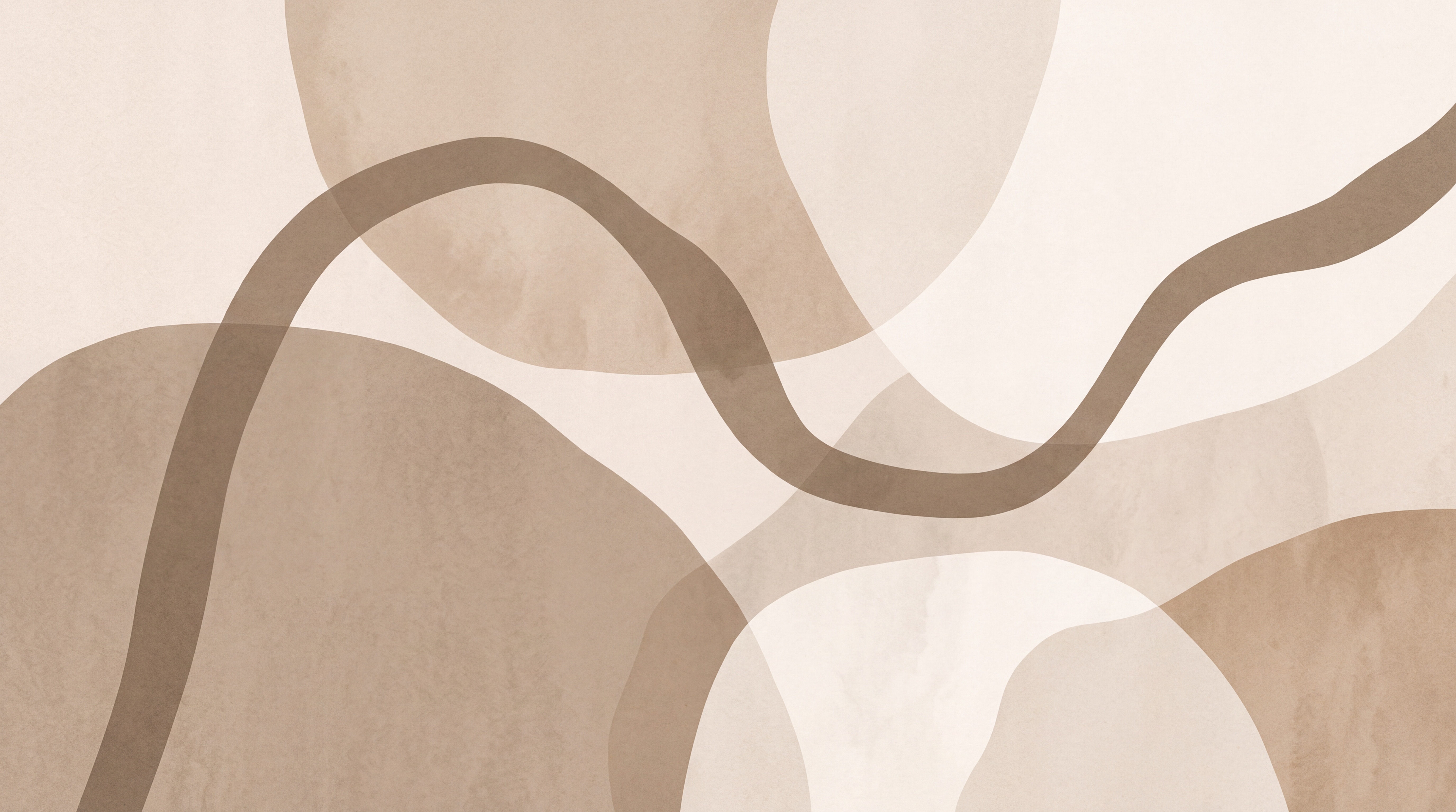 Beige Pattern Decorative Wallpaper Mural Layered Abstract Wallpaper, Peel-and-stick Finish