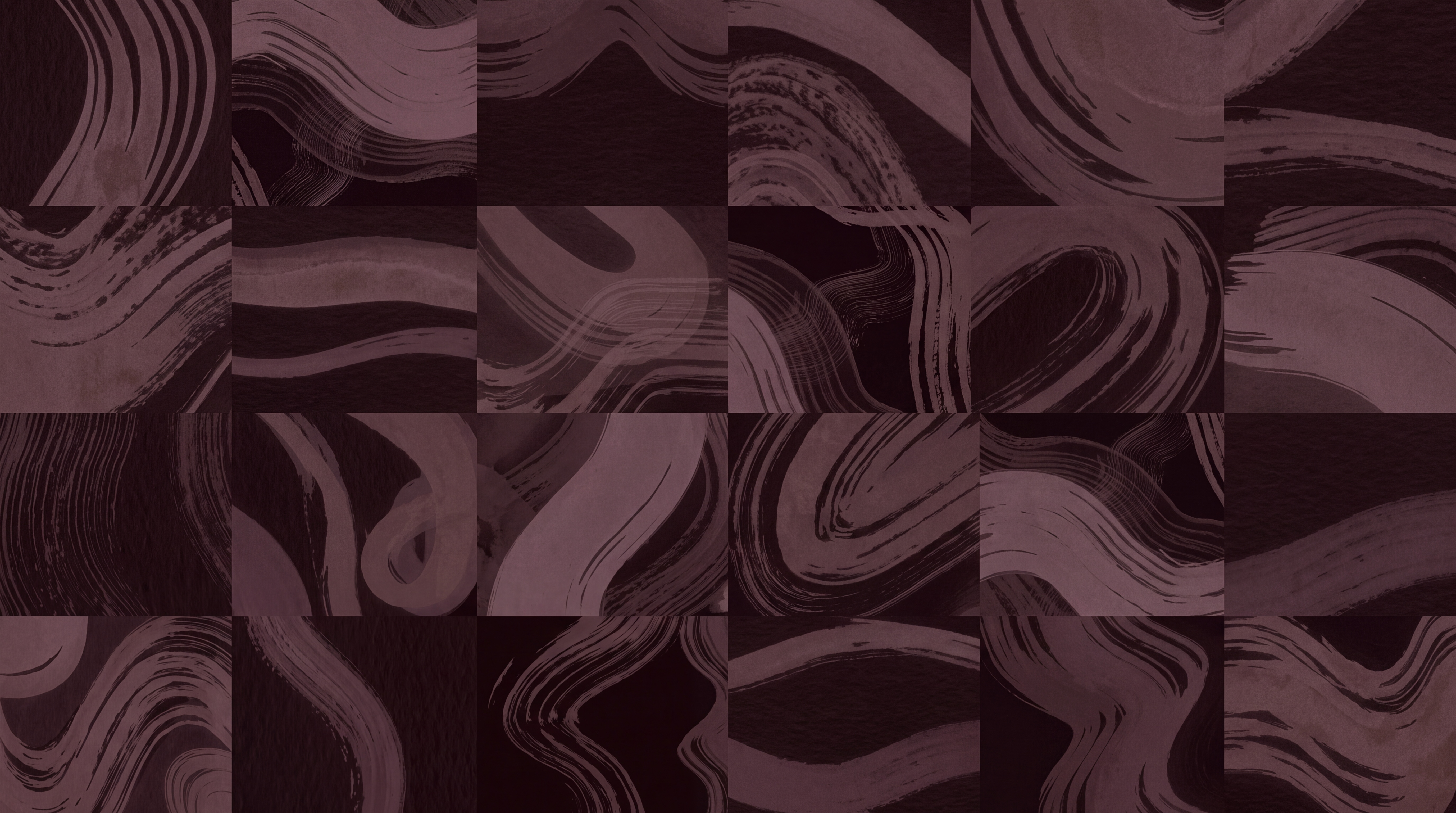 Purple Pattern Decorative Abstract Wallpaper Mural, Peel-and-stick Finish